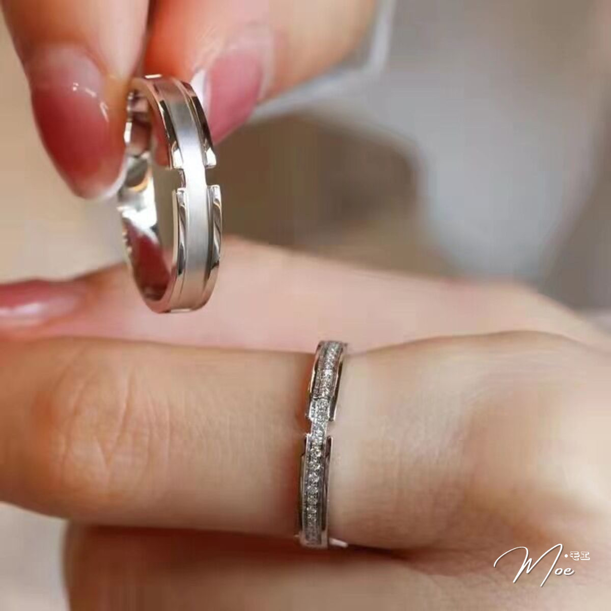 ĐN101-Nhẫn đôi vĩnh cửu Eternal Love Freesize_thumbnail_3