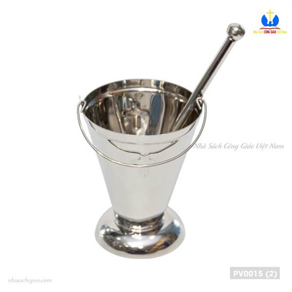 Xô đựng nước phép inox