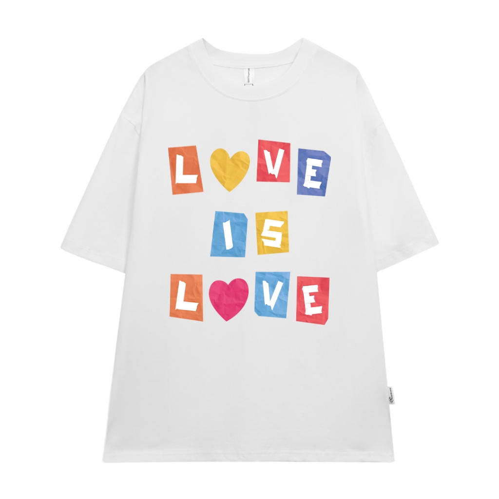 Áo thun cuple trái tim cực xinh form rộng local brand ATD945 Miucho tay ngắn cổ tròn in mix_thumbnail_8