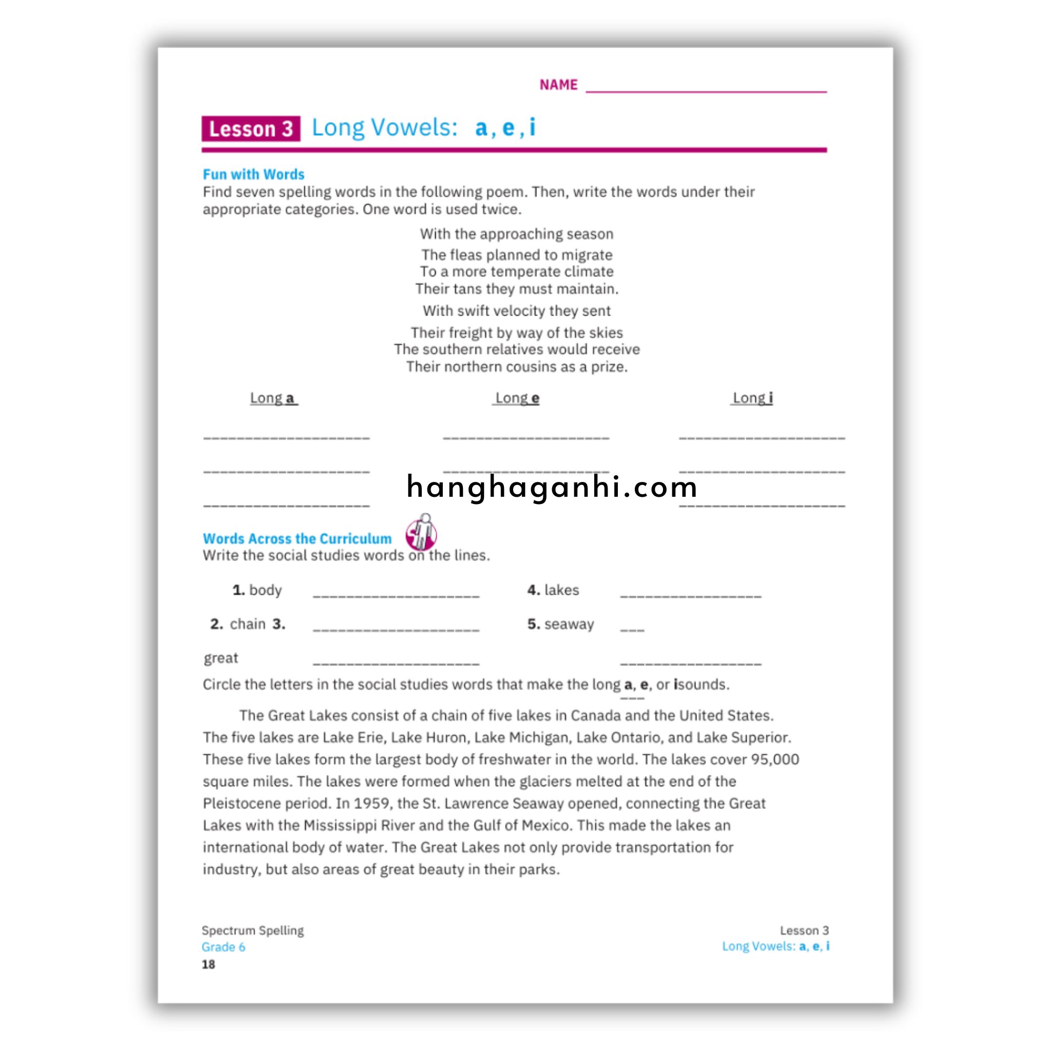 Sách Spectrum Spelling Workbook Grade 6_thumbnail_15