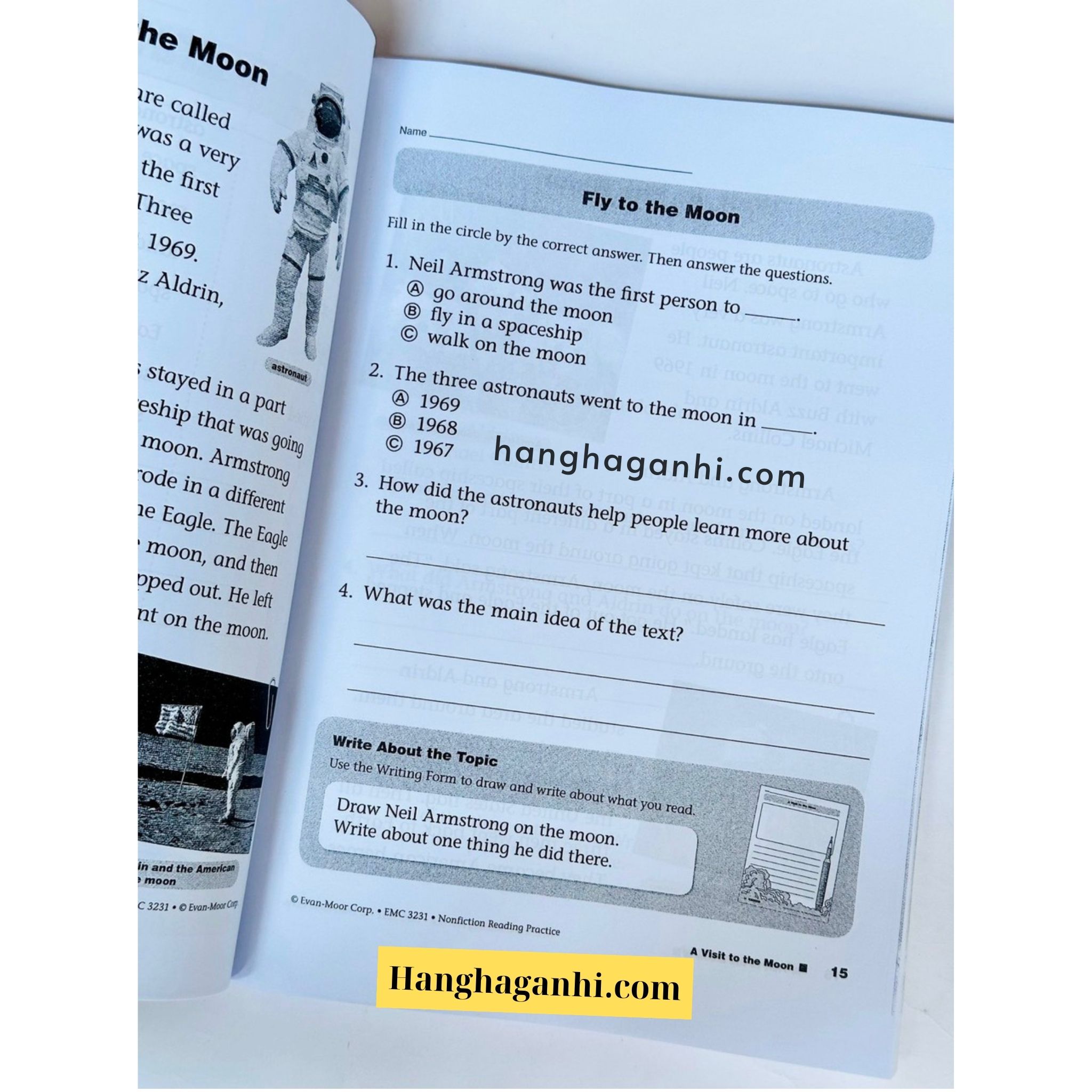 6 Books Evan Moor Nonfiction Reading Practice Literature Textbook Workbook_thumbnail_3