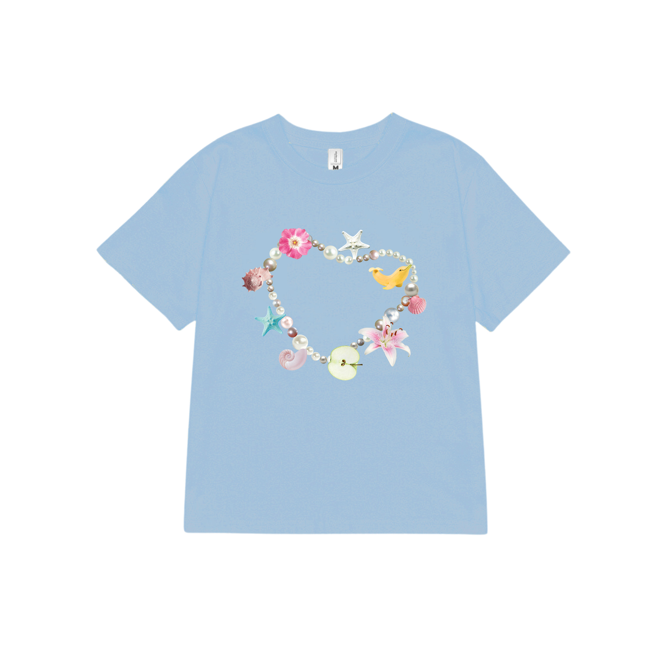 Áo thun baby tee mùa hè in trái tim xinh xắn ABD1312 Miucho tay ngắn cổ tròn hotrend in mix_thumbnail_13