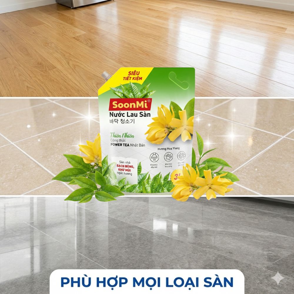 Nước lau sàn hương hoa Ylang Soonmi 3 Lít_thumbnail_8