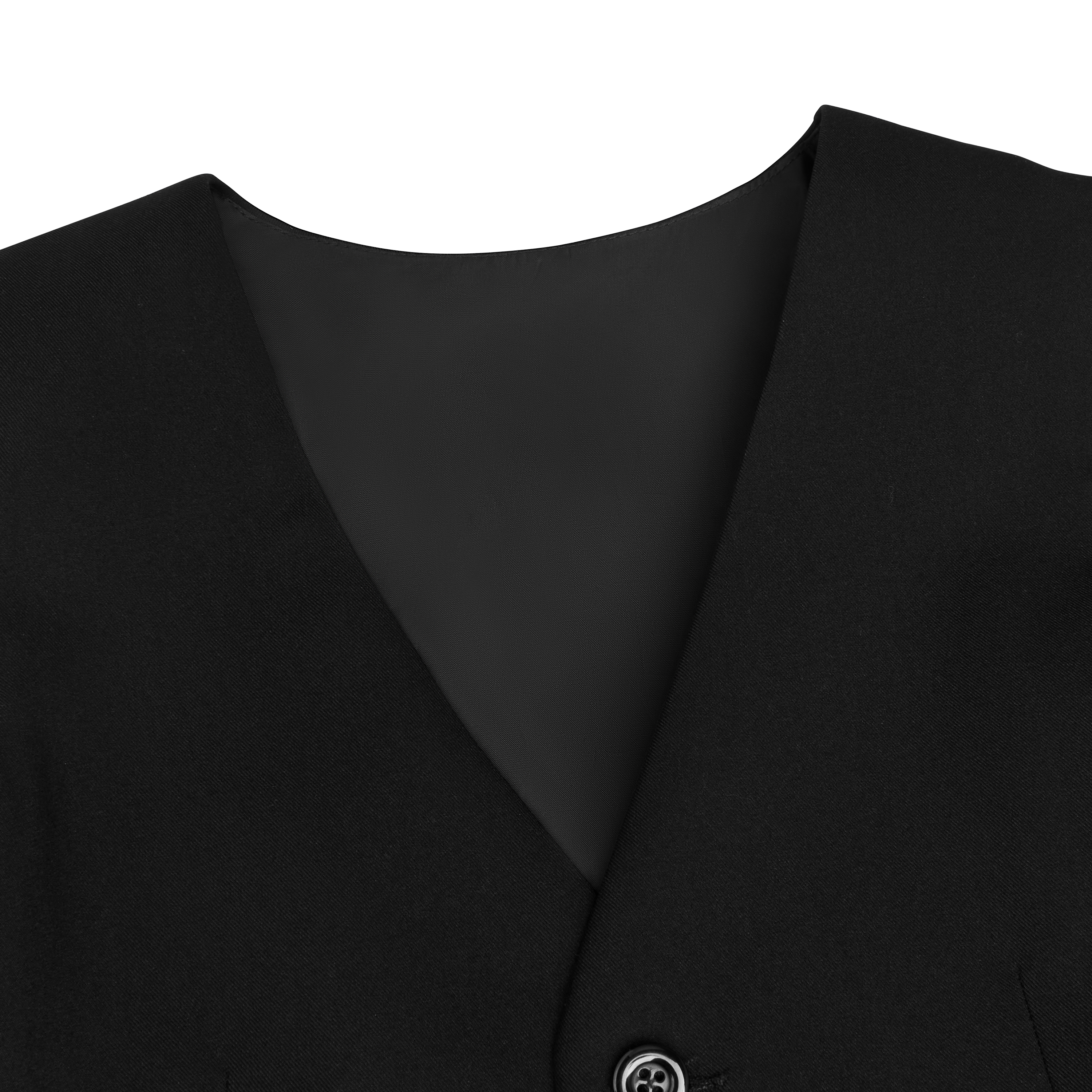 BLACK V NECK WAISTCOAT_thumbnail_0
