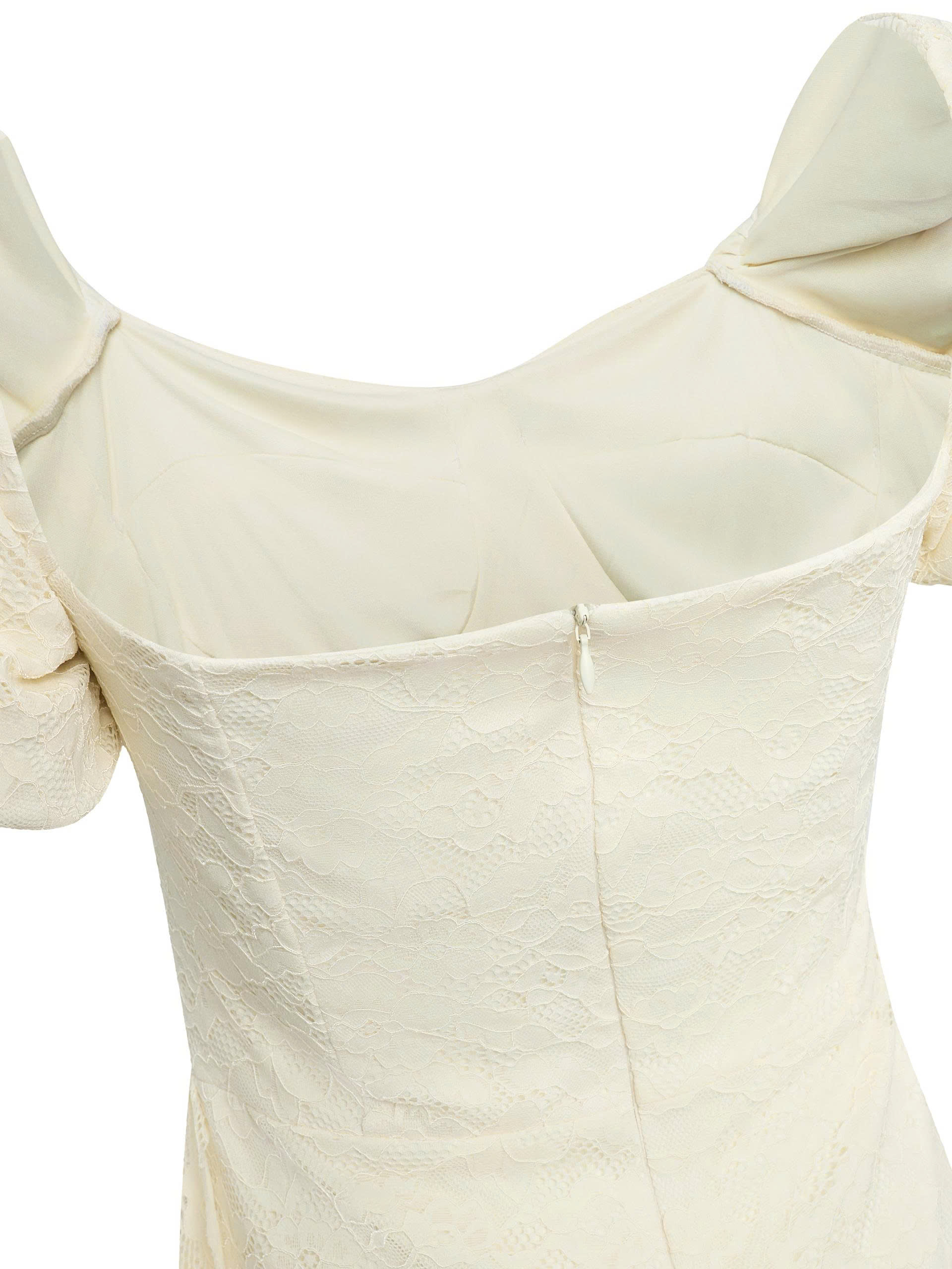 BIGSZE NỮ - Đầm ren ngắn nhún kiểu V-DA217_thumbnail_7