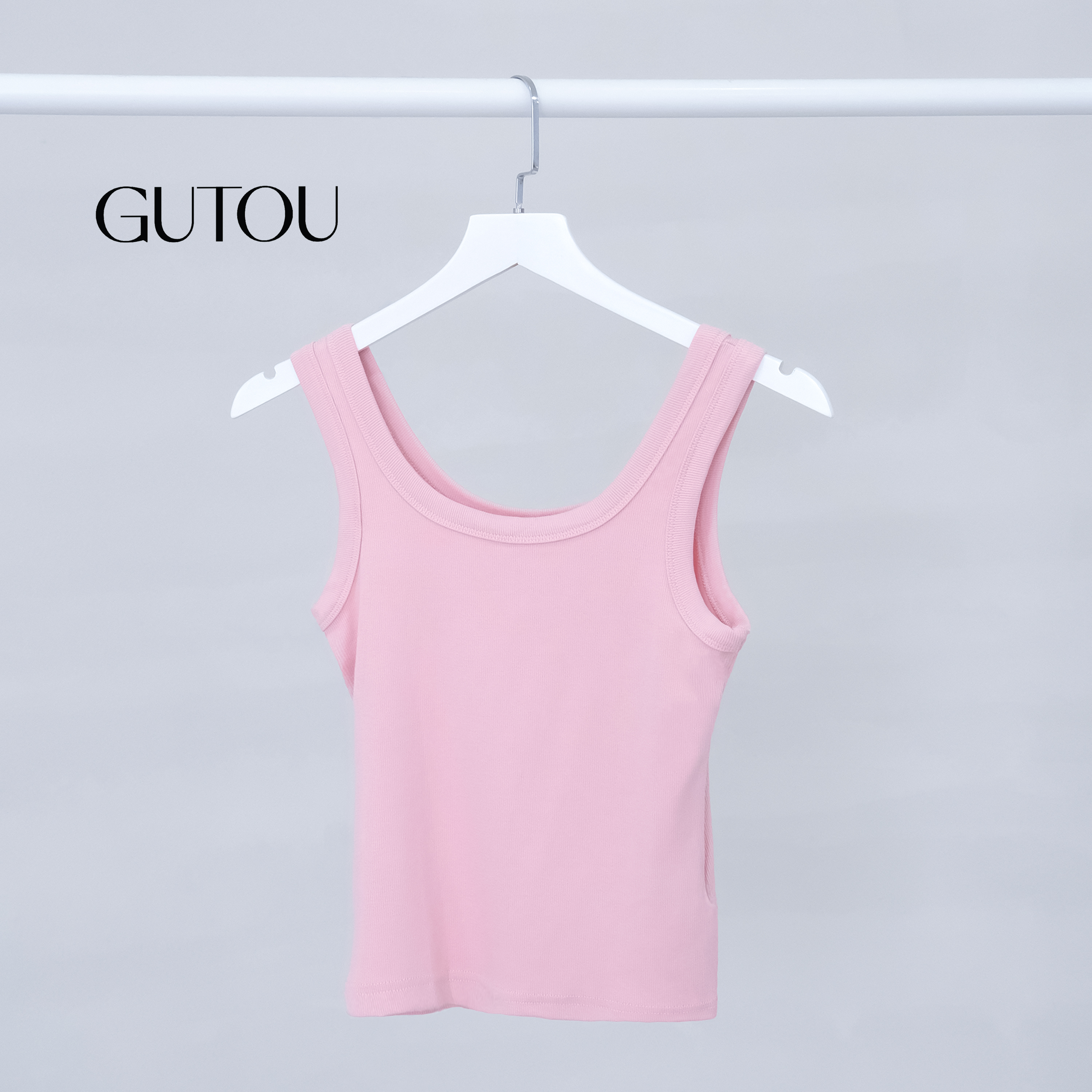 [ GUTOU ] Áo Ba Lỗ Basic Cổ Tròn Ôm Body_thumbnail_5
