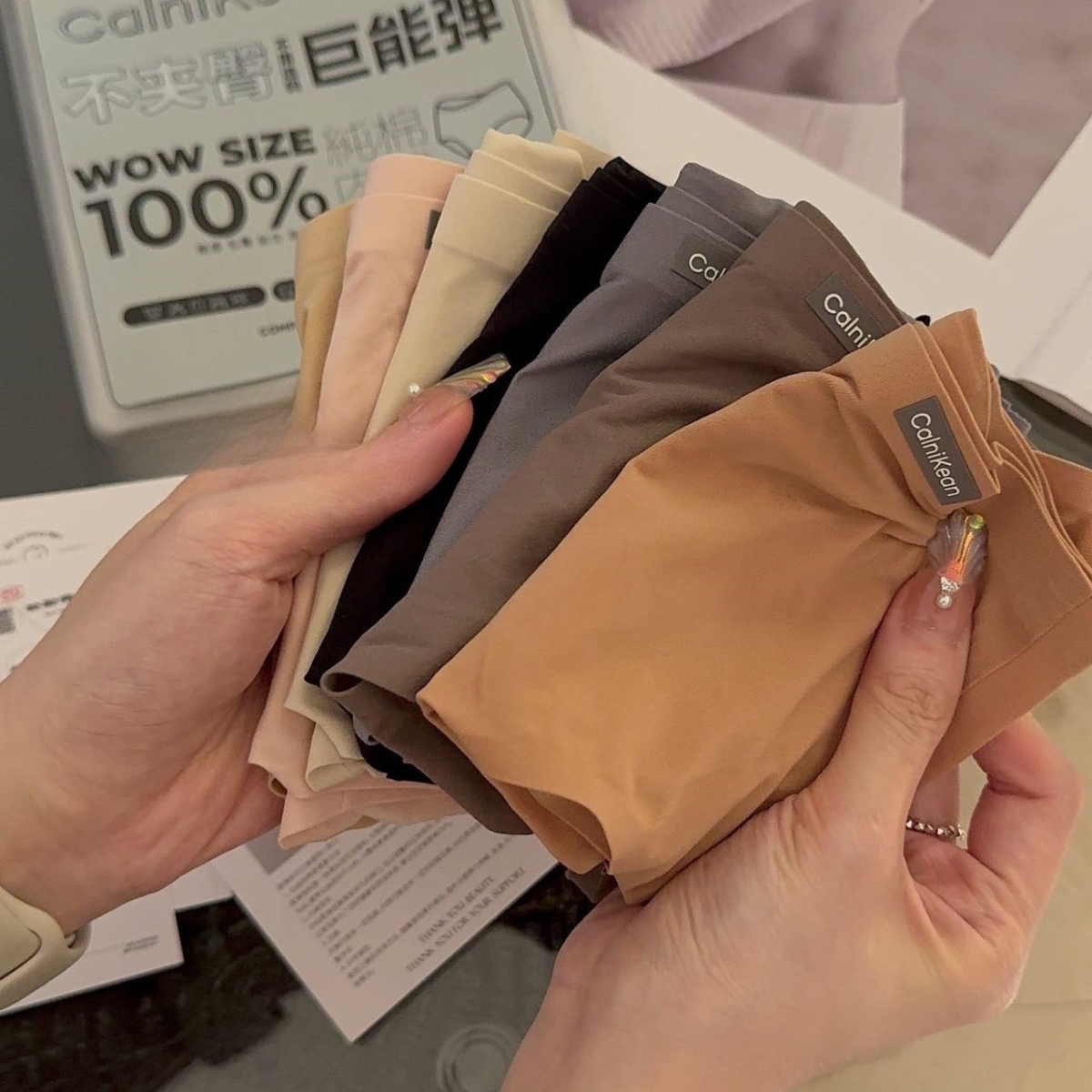 CalniKean Quần Lót Nữ Cotton Hàn Mềm Mại Thoáng Khí Set 5 Màu CQ01_thumbnail_6