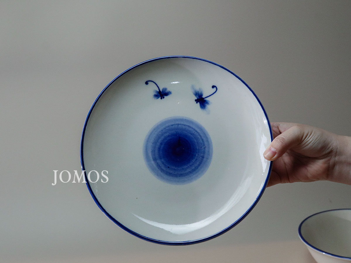 Dĩa gốm 22cm cao cấp lái thiêu chuồn chuồn J000303_thumbnail_2