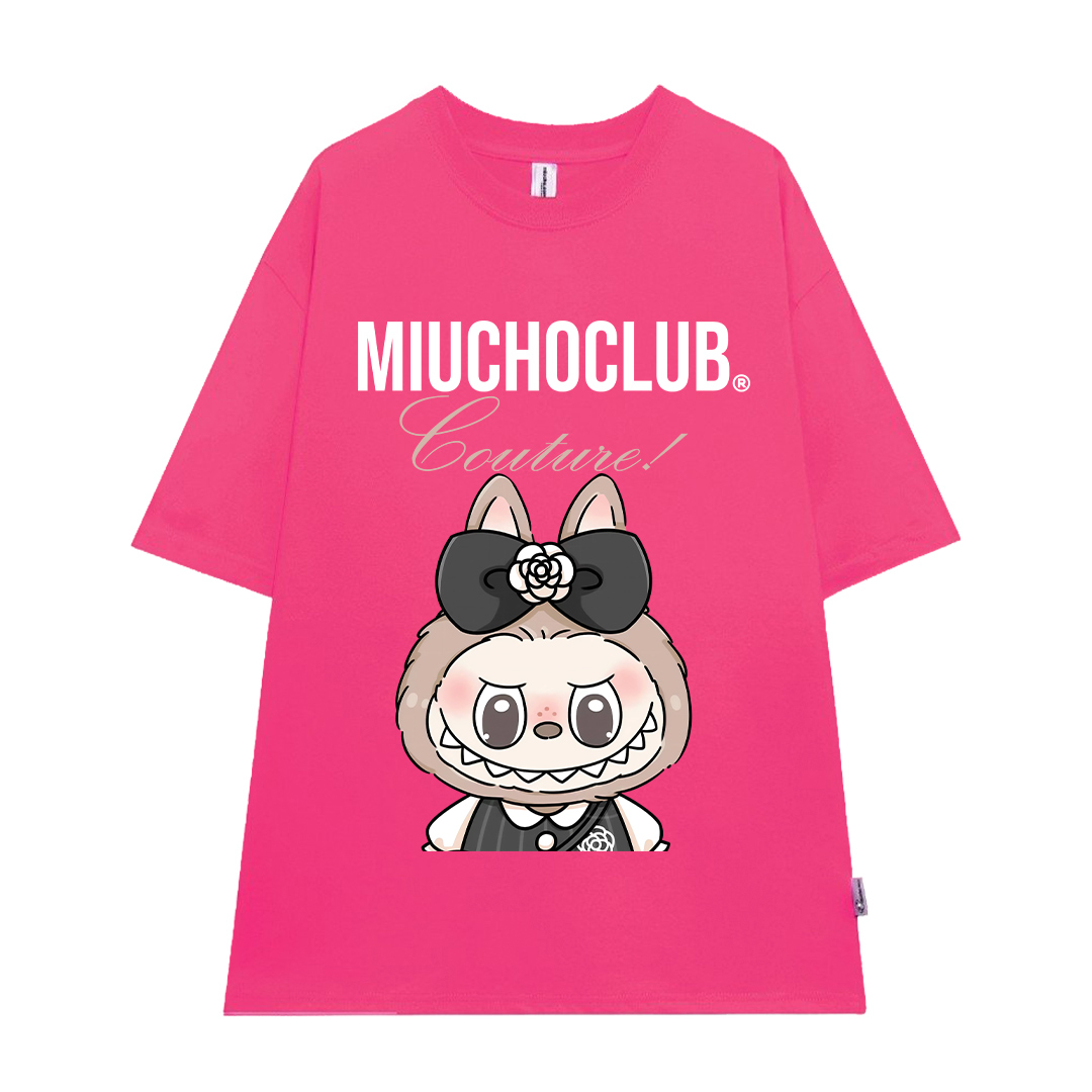 Áo thun labubu form rộng nhiều màu sắc ATD1471 Miucho tay ngắn cổ tròn in mix_thumbnail_12