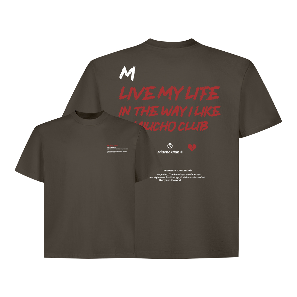 Áo phông nam form boxy vải 2C 250gsm AXD1610 Miucho Club Local Brand in mix_thumbnail_0