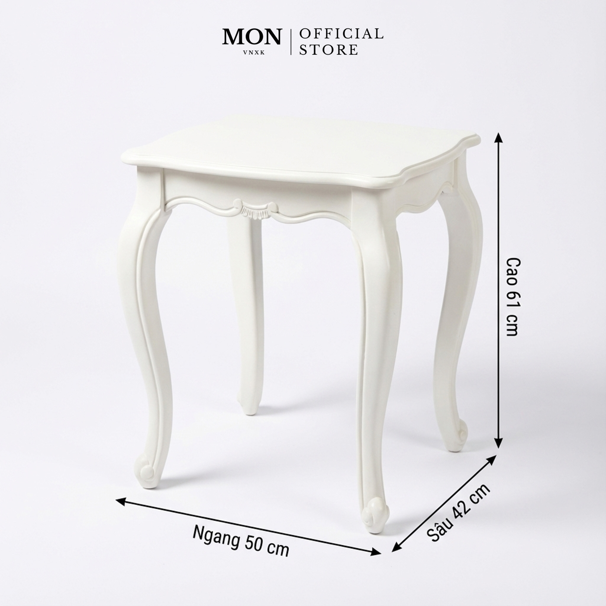 KỆ TRANG TRÍ TÂN CỔ ĐIỂN SOUFEIYA JAPAN - MÀU TRẮNG