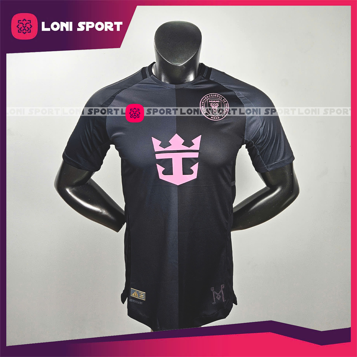 Áo Miami sân khách đen 25/26 - SF