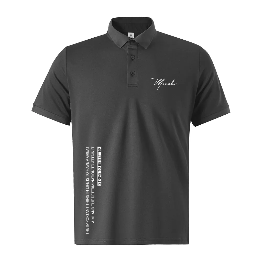 Áo polo nam form Regular PLCSD2457 Miucho Iconic tay ngắn vải cá sấu thoáng mát cổ trụ in typography_thumbnail_8