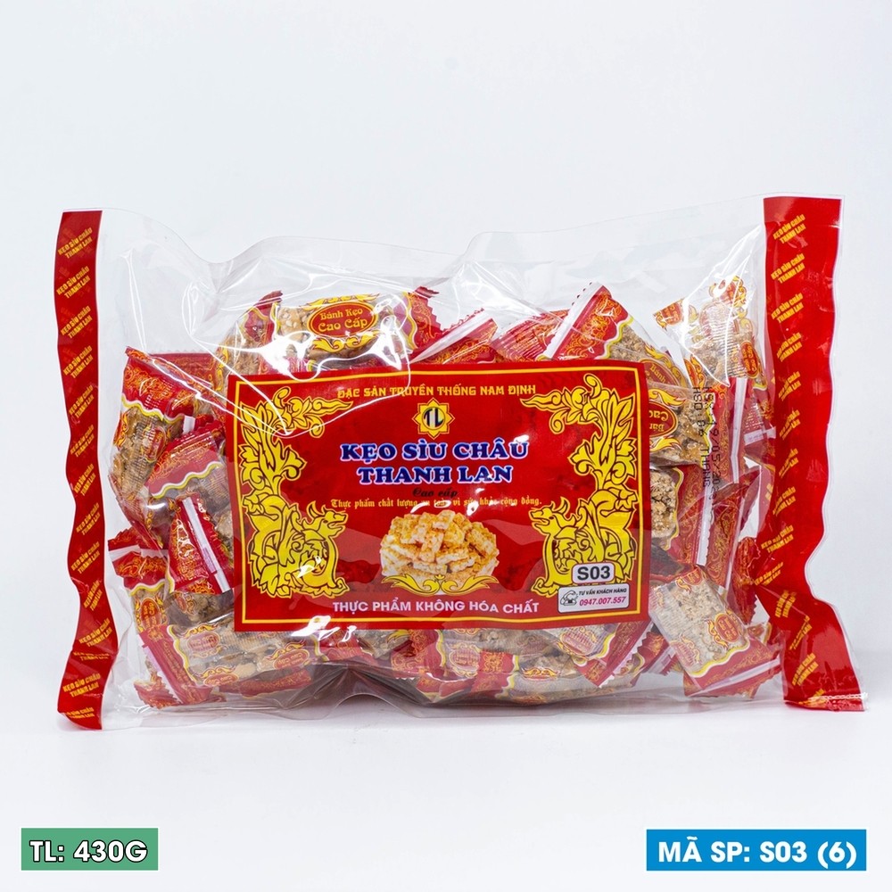 Kẹo sìu châu Thanh Lan gói S03 430g_thumbnail_0