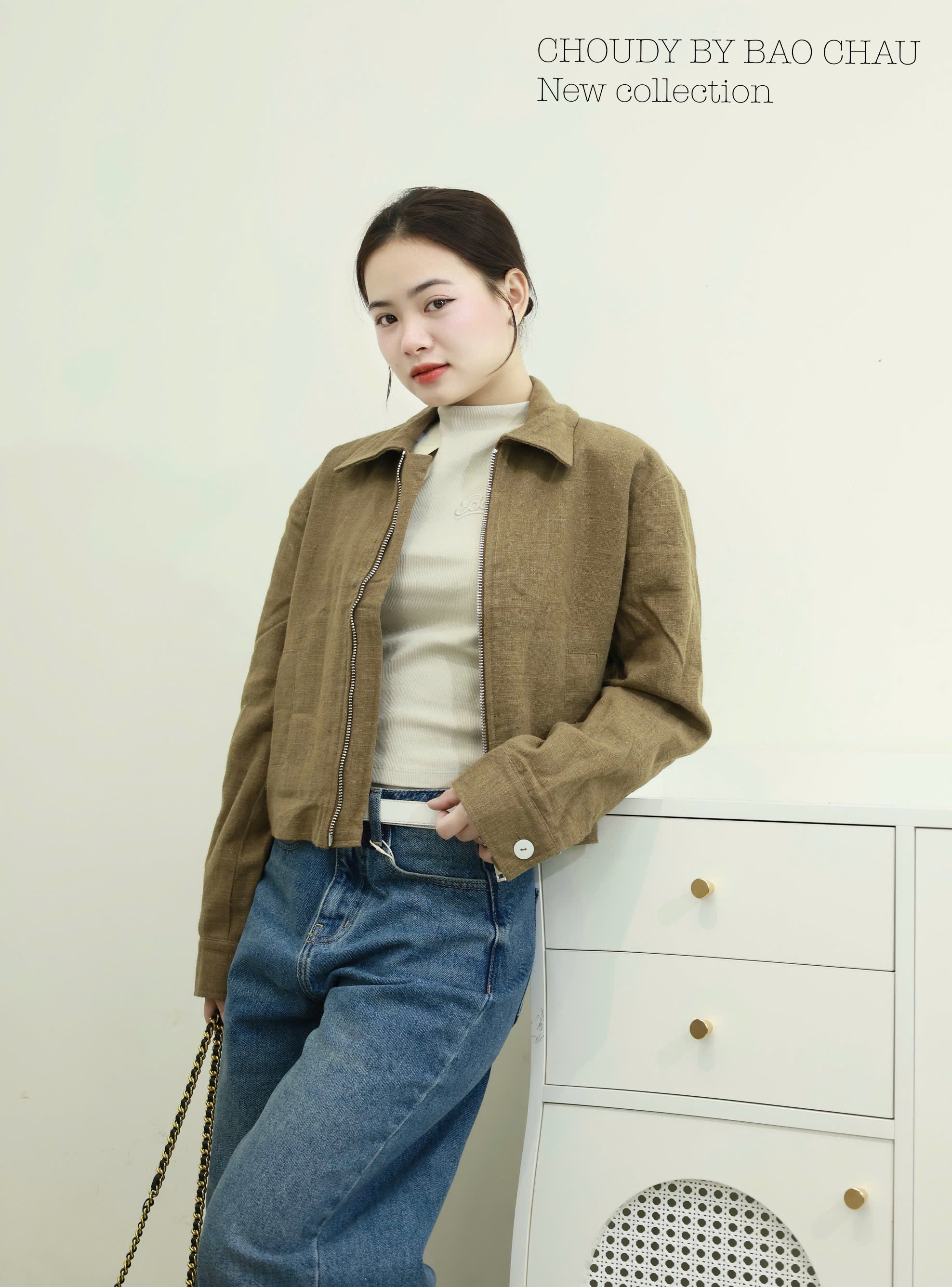 U768 ÁO KHOÁC LINEN 3 MÀU