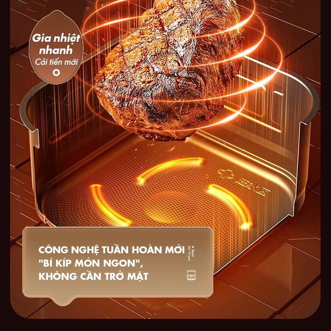 Nồi Chiên Không Dầu 5L Bear_thumbnail_5