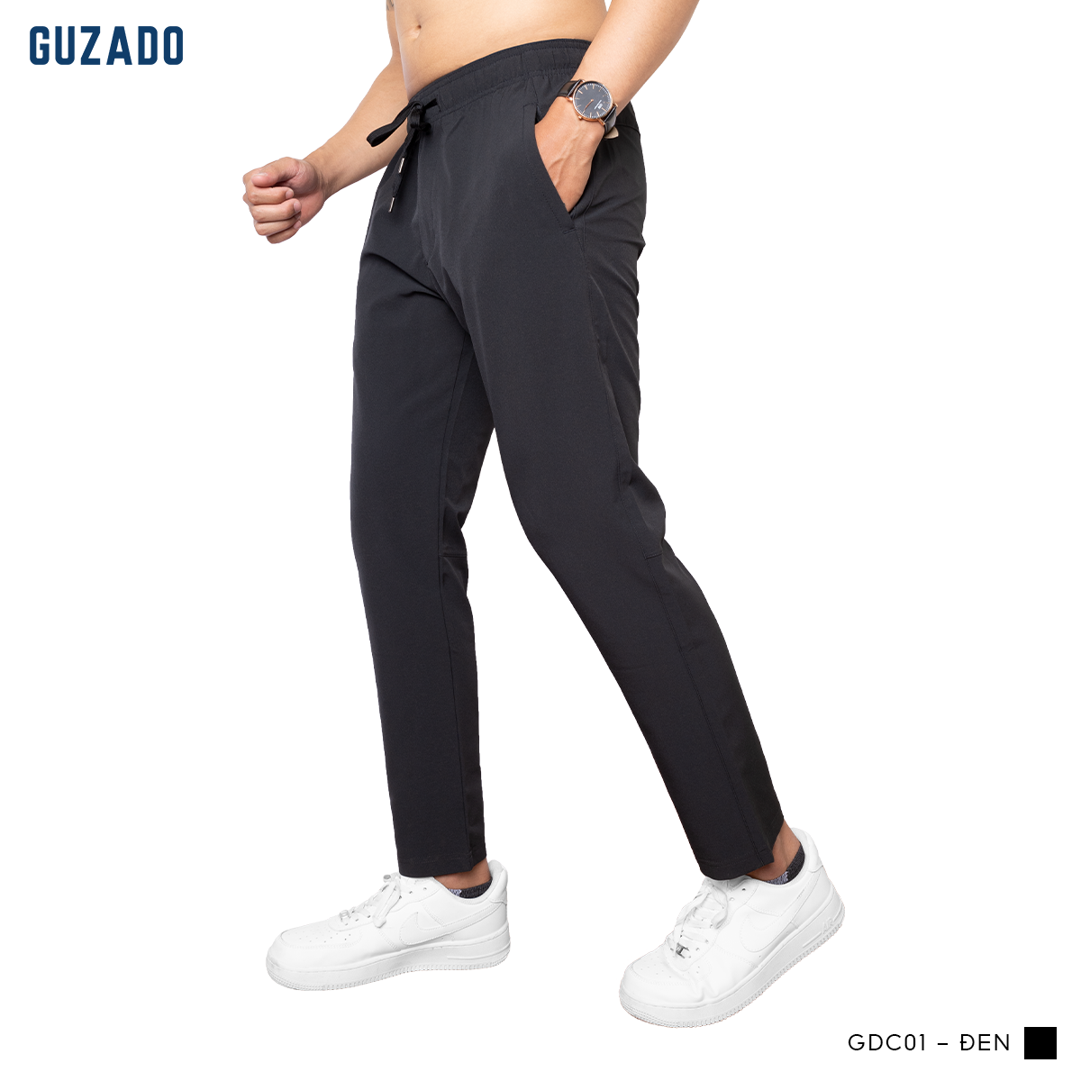 Quần Dài Nam GUZADO Cao Cấp,Ống Suông,Khỏe Khoắn GDC01