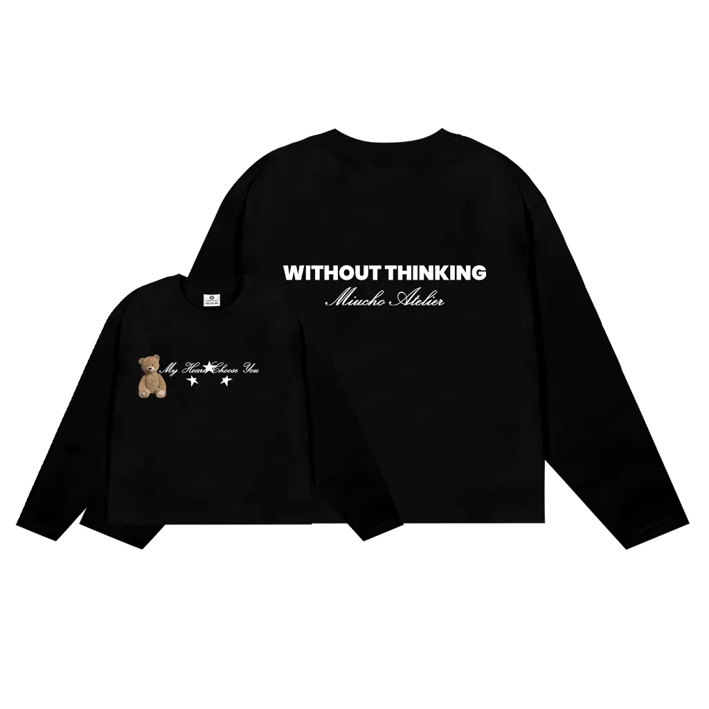 Áo thun boxy tay dài Gấu Teddy phối chữ Miucho 3116_thumbnail_8