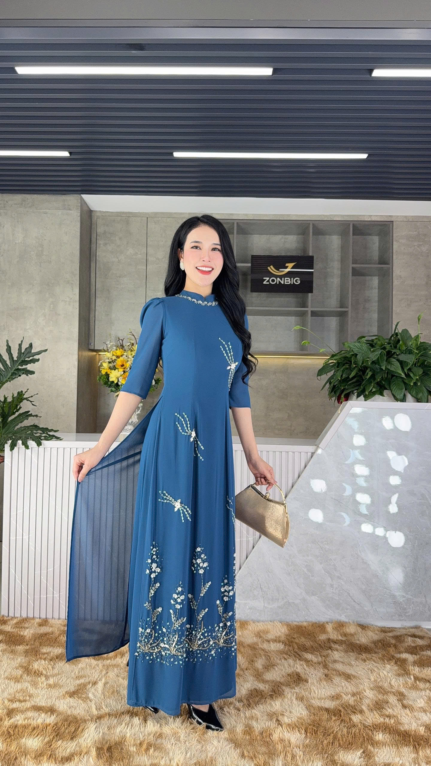 Đầm giả áo dài - Y1849 - Thương hiệu Zonbig_thumbnail_6