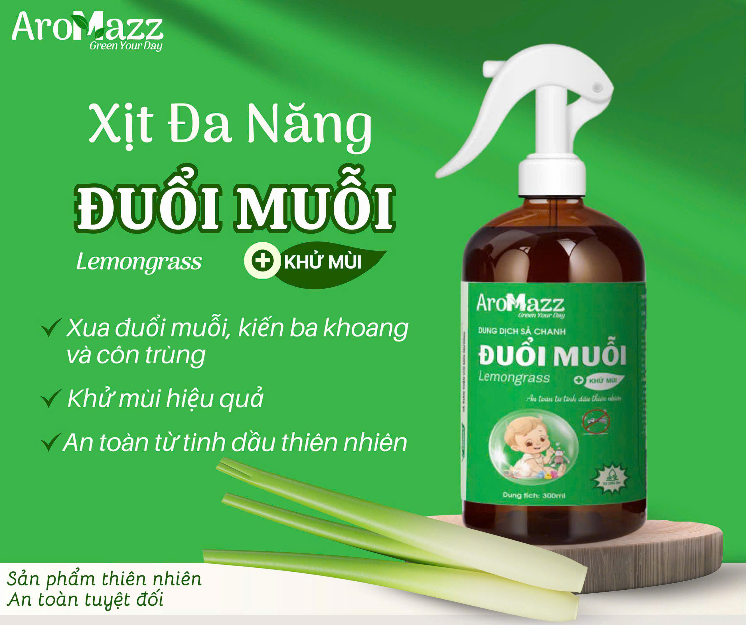 Combo 2 Bình Xịt ĐUỔI MUỖI AroMazz_thumbnail_2