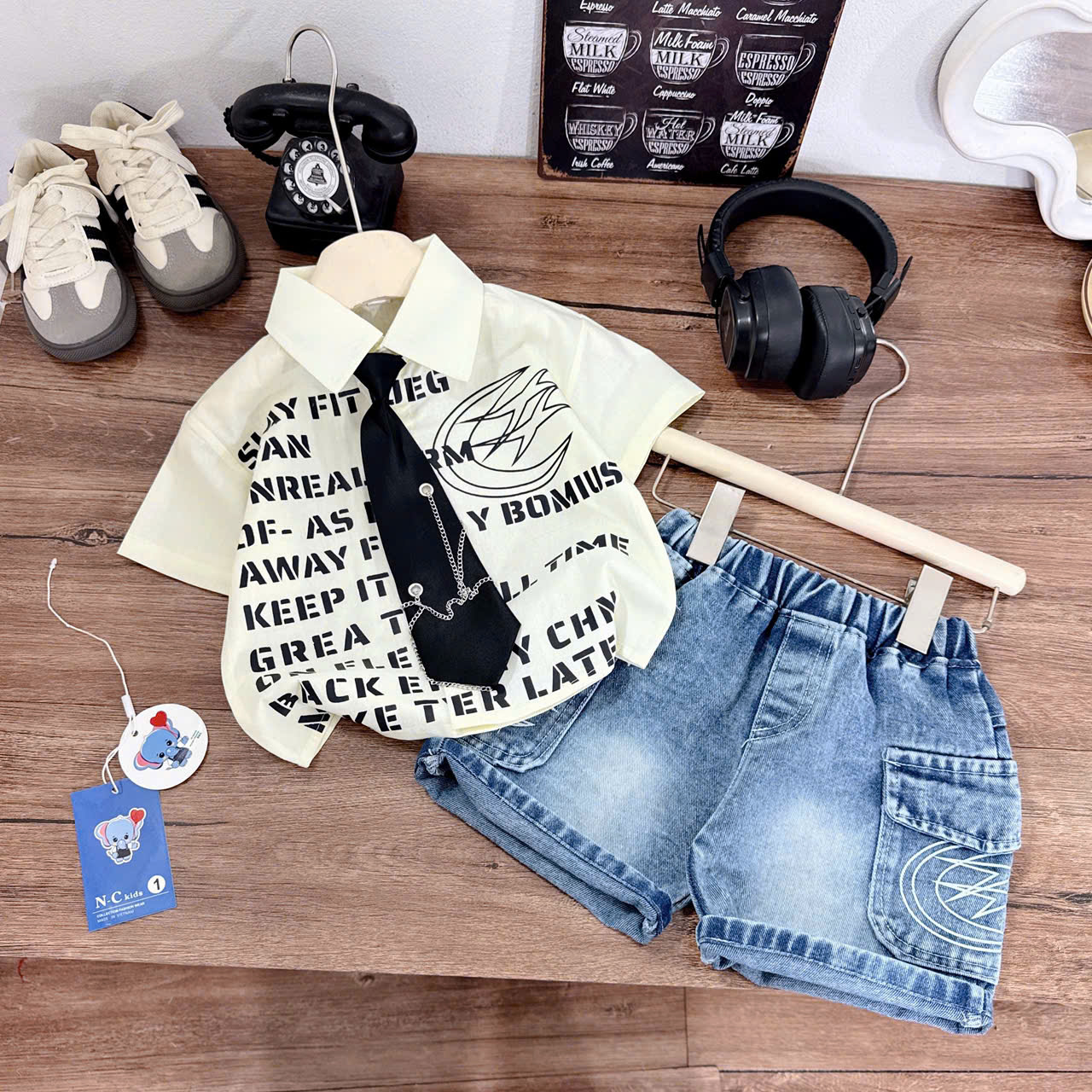 N81 BỘ SƠ MI CHỮ FULL ÁO- A108.309