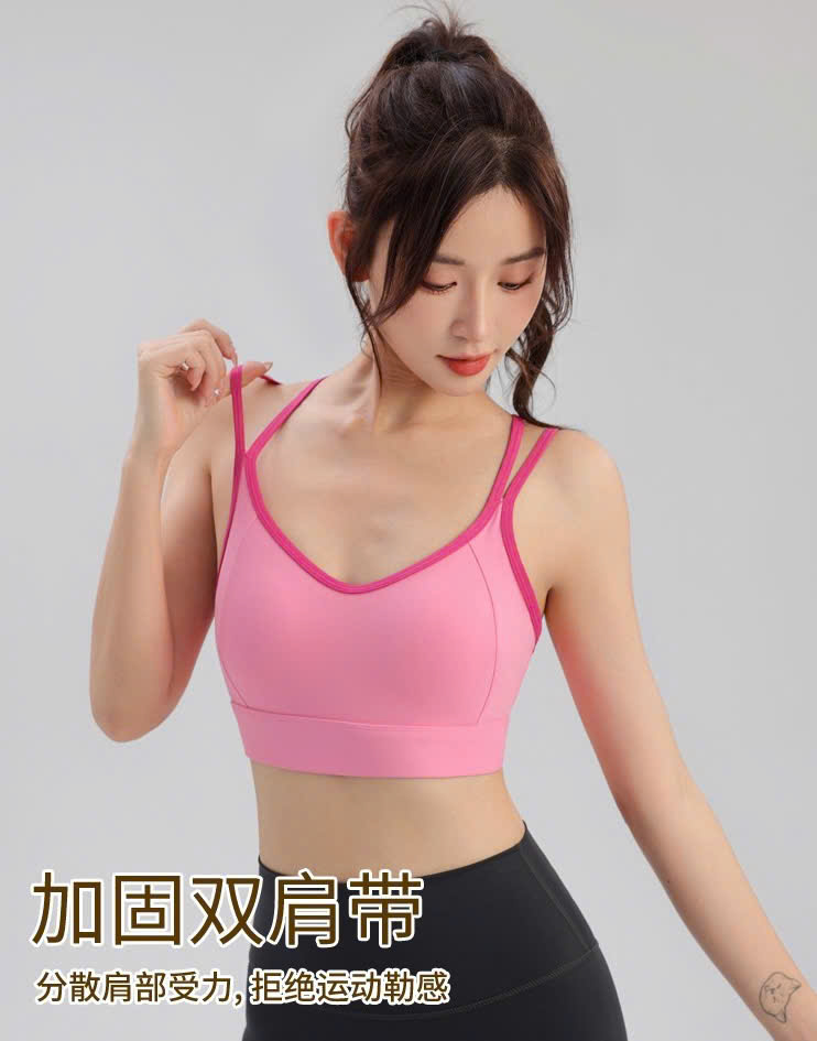 Áo Lót Thể Thao Tập Gym Yoga Nữ Yumiisport Áo Bra Hai Dây Cài Khoá Phối Màu Nâng Ngực Không Gọng Vải Co Giãn Sẵn Mút_thumbnail_20