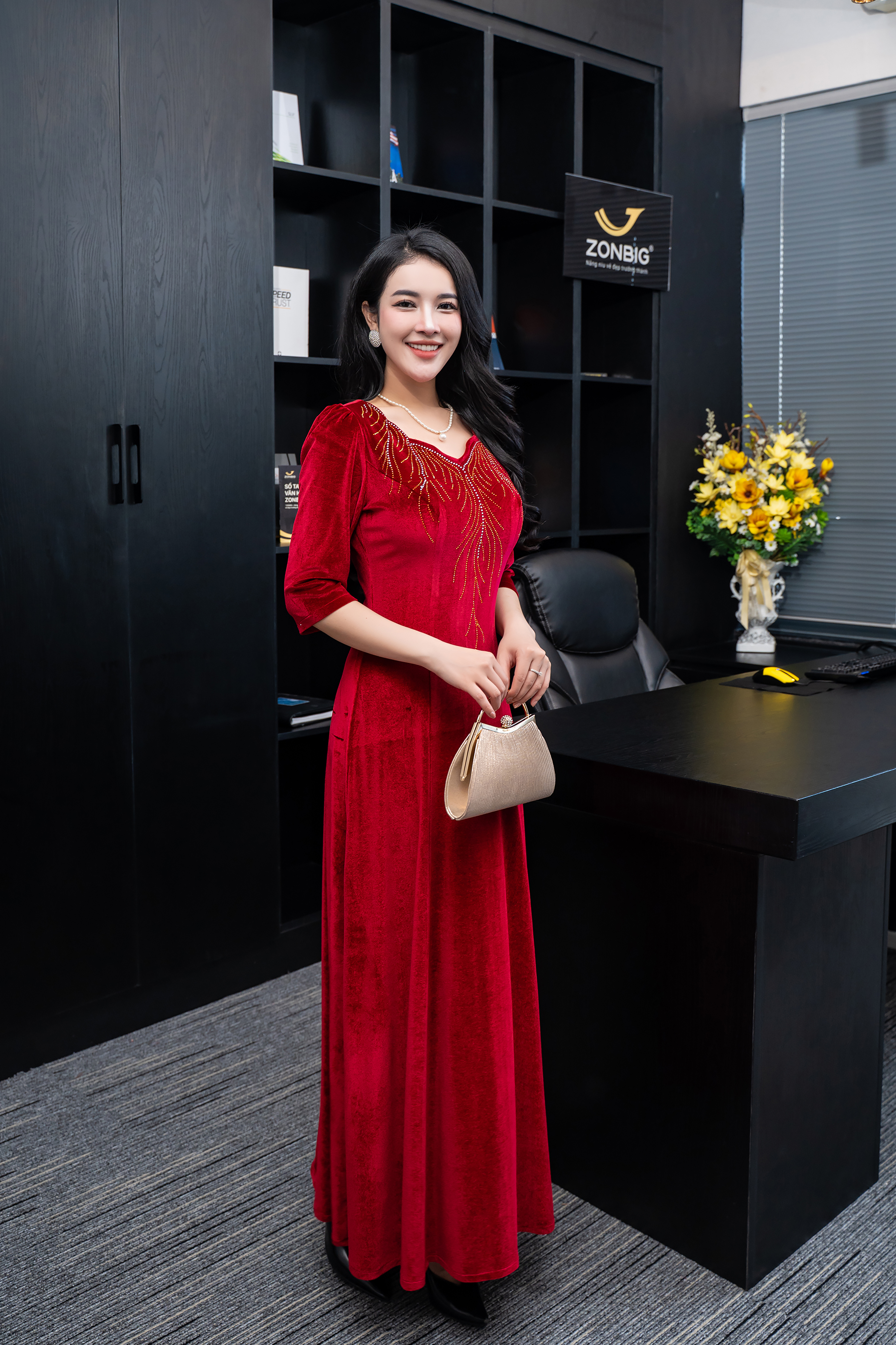 Đầm suông - Y2083 - Thương hiệu Zonbig