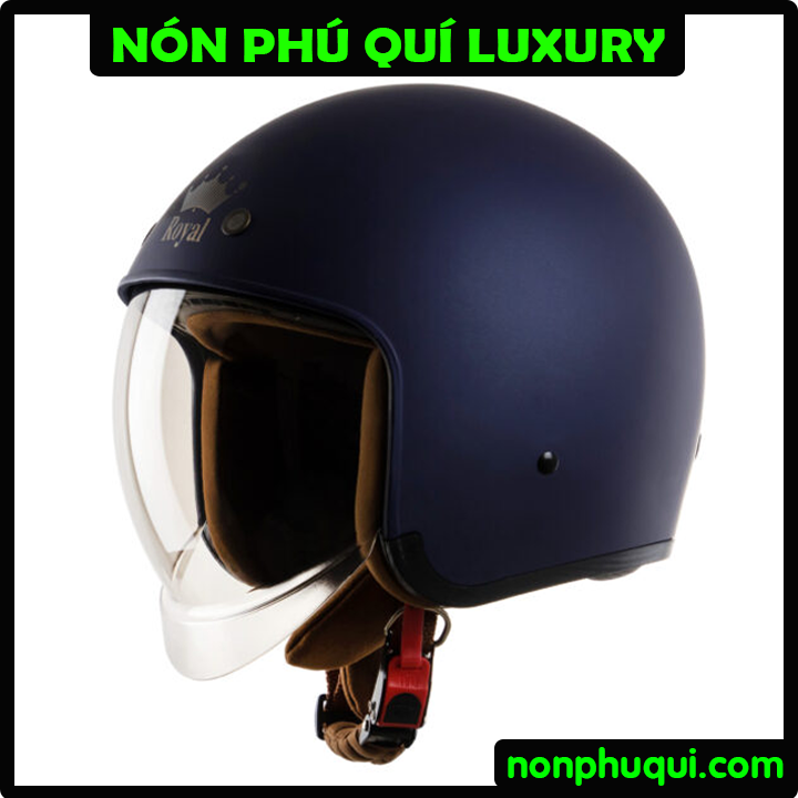 Nón Royal M139 Kính Âm Xanh Đen