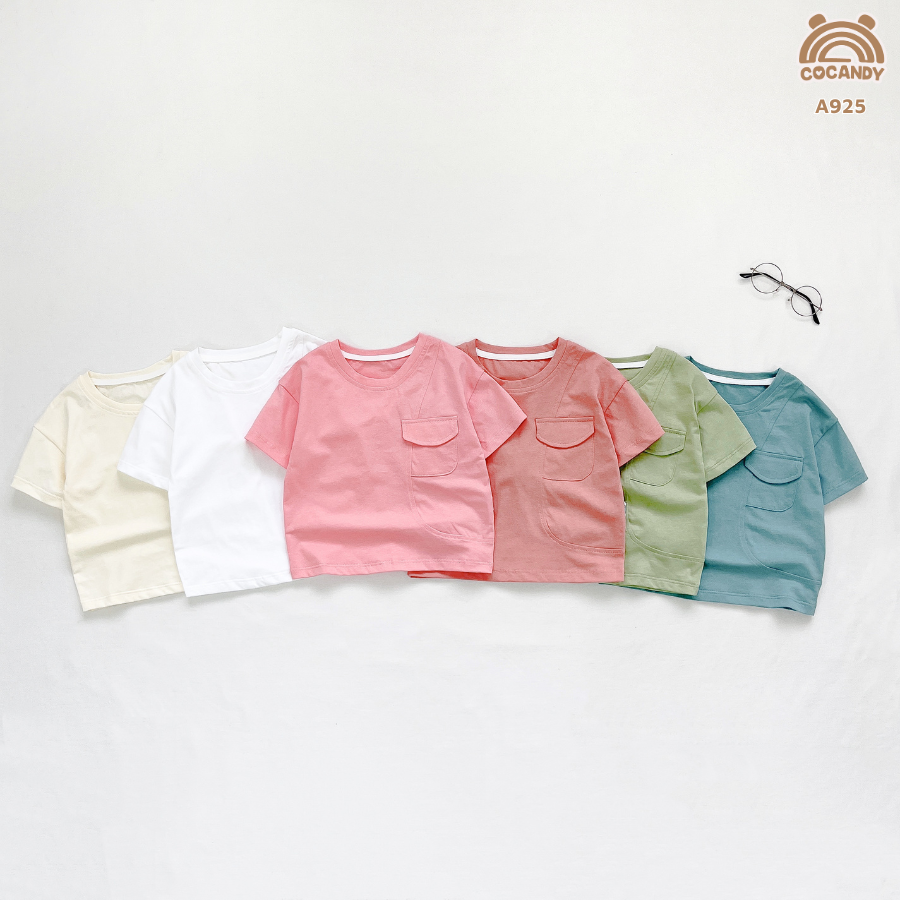 Áo cộc HỒNG ĐẬM phối đáp sườn túi ngực có nắp_thumbnail_4