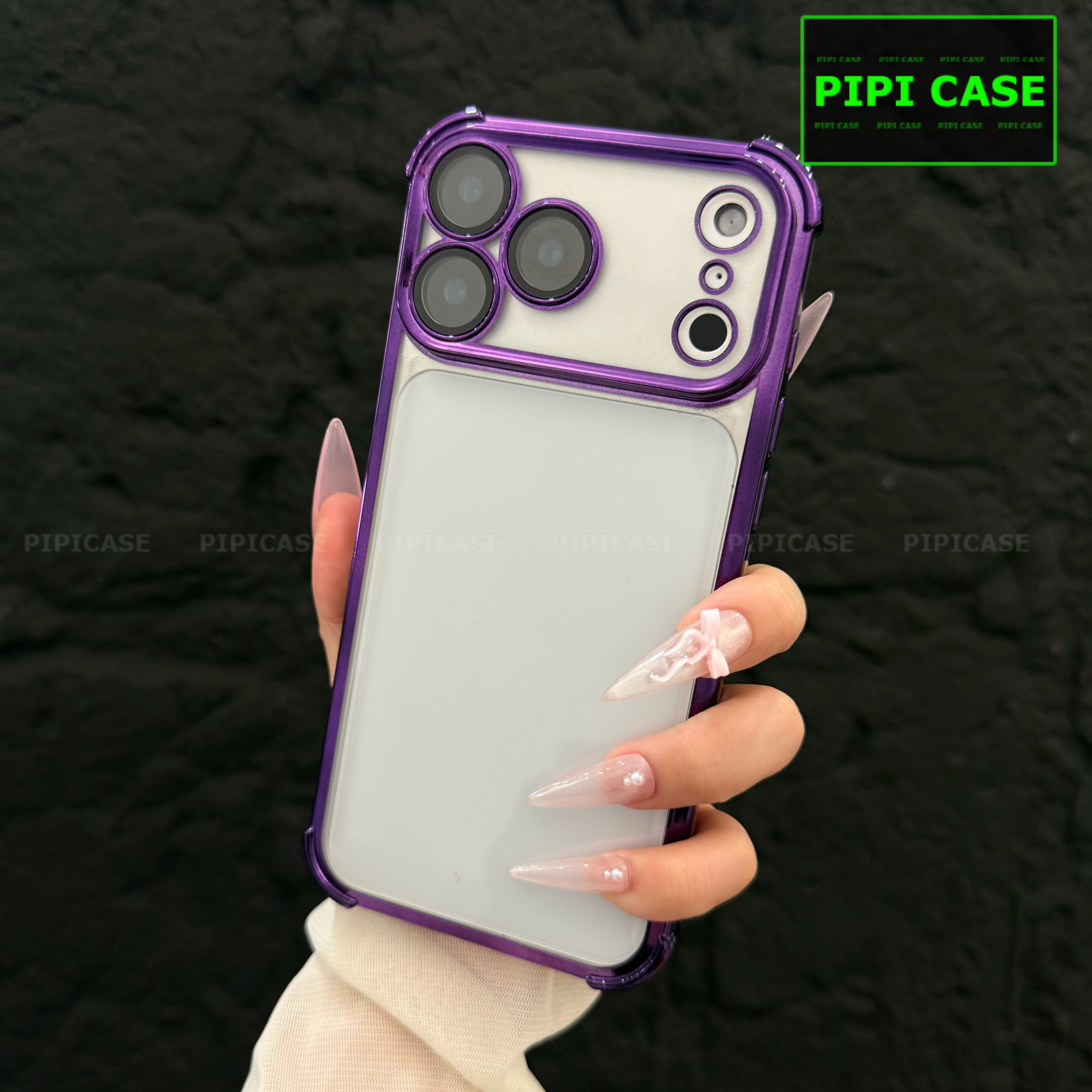 Ốp Lưng iPhone 17 Pro - Gu - Tím