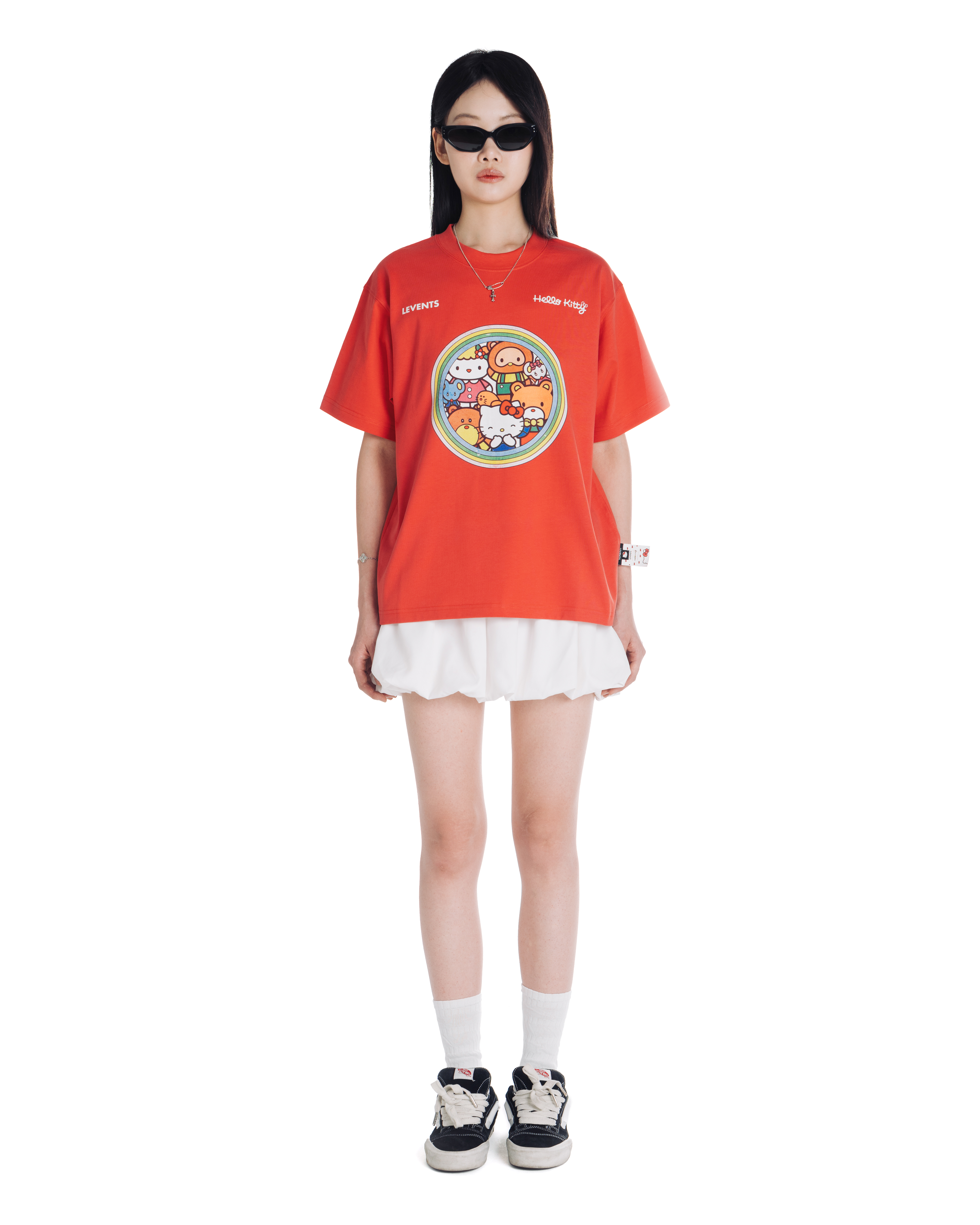 Levents® x Hello Kitty | Kitty's Family Semi-Oversized Tee