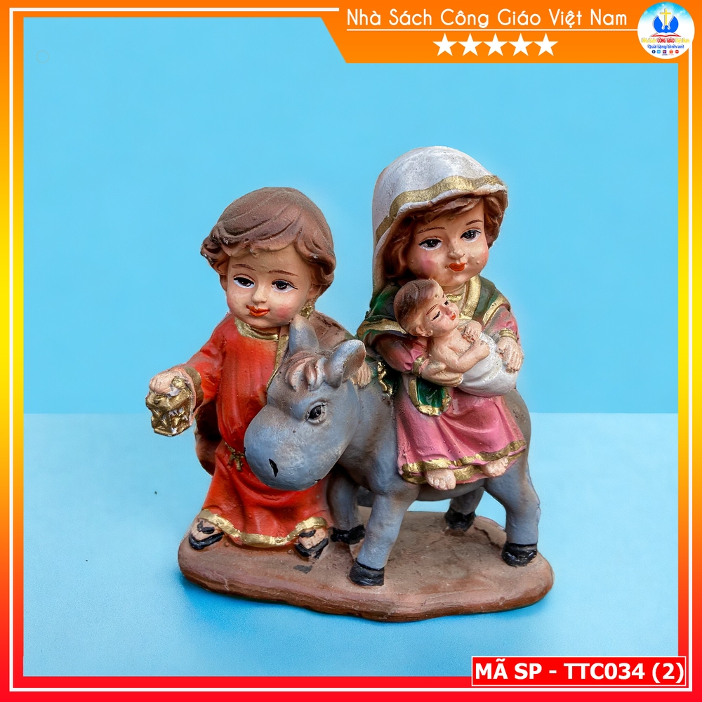 Tượng Gia Đình Thánh Gia mini 12cm