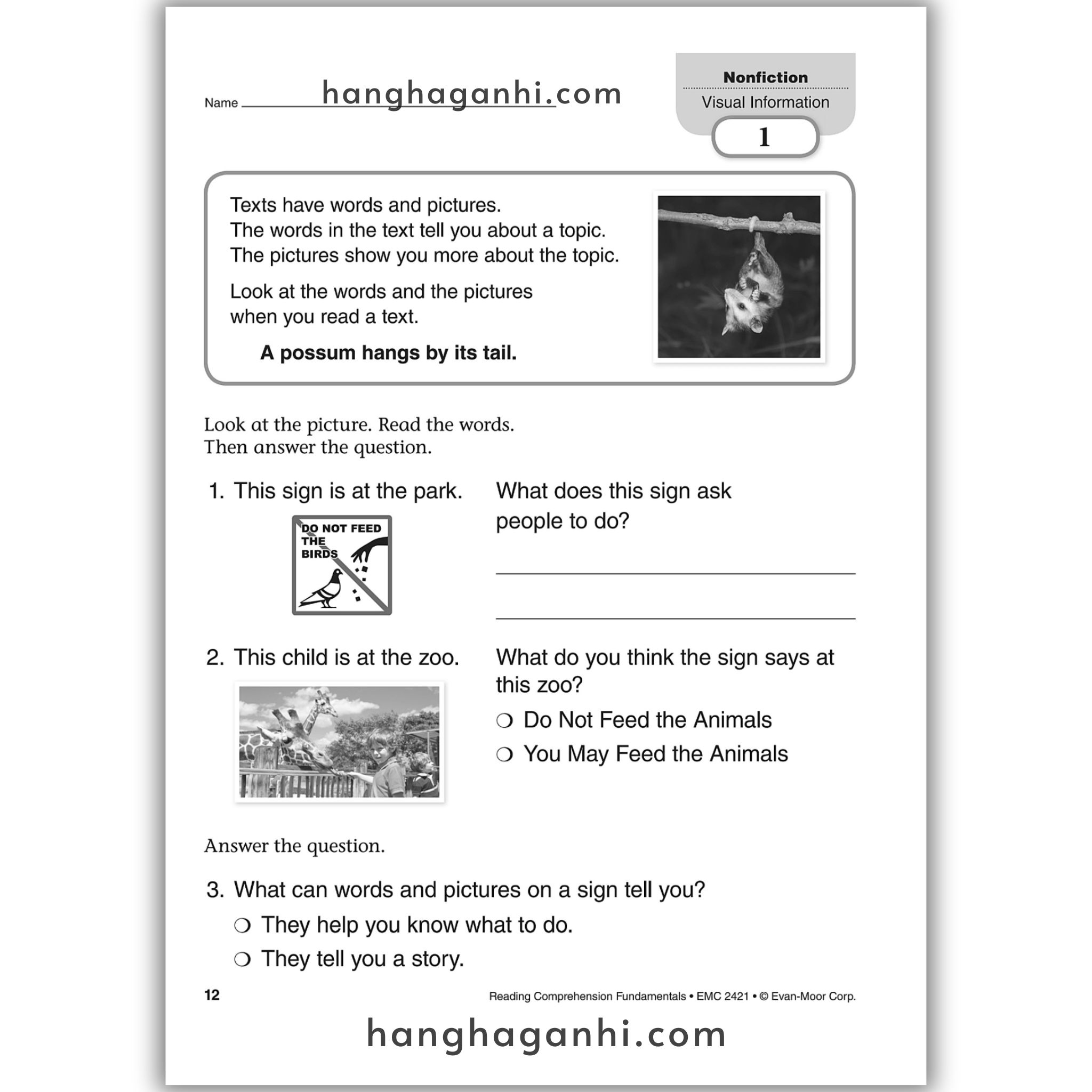 Reading Comprehension Fundamentals grade 1_thumbnail_3