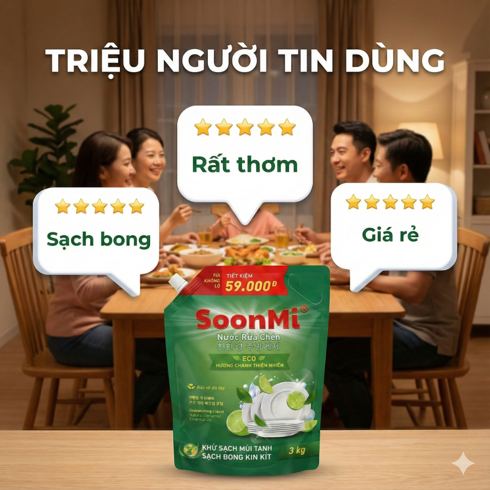 Nước Rửa Chén Soonmi Hương Chanh 3kg_thumbnail_7
