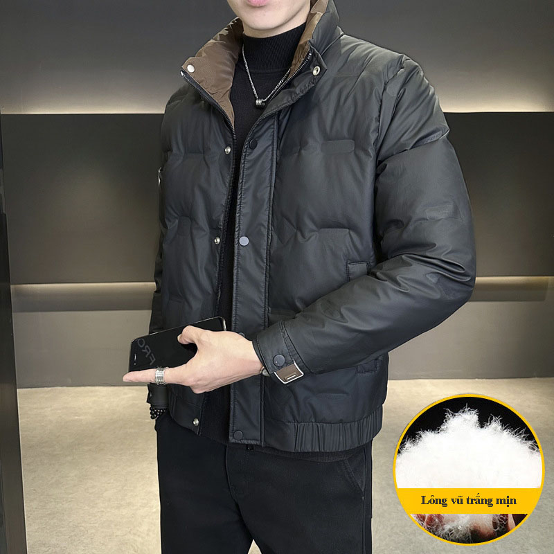 YAK04 - ÁO KHOÁC NAM LÔNG VŨ CAO CẤP