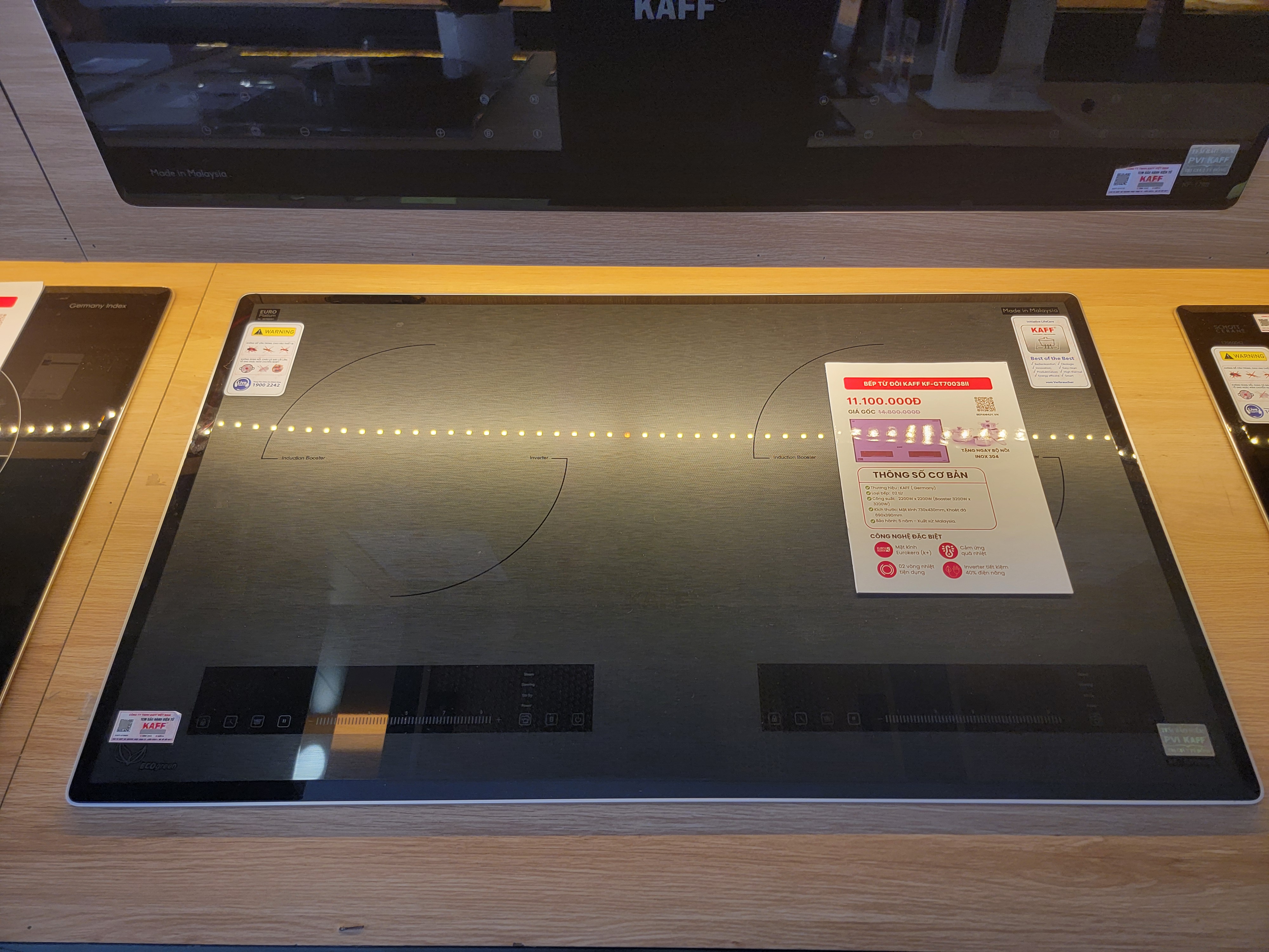 Bếp Từ Đôi KAFF KF-GT70038II trưng bày_thumbnail_2