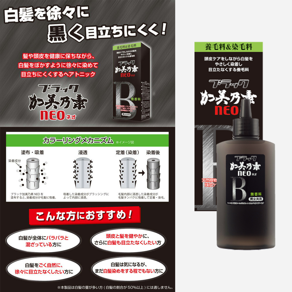 Tinh chất chăm sóc tóc bạc Kaminomoto Neo 150ml_thumbnail_3