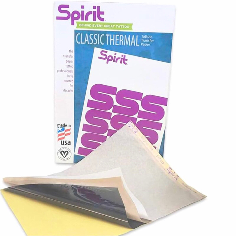 Giấy than SPIRIT CLASSIC THERMAL A4 - Giấy than 4 lớp - Giấy scan hình xăm SPIRIT chính hãng.