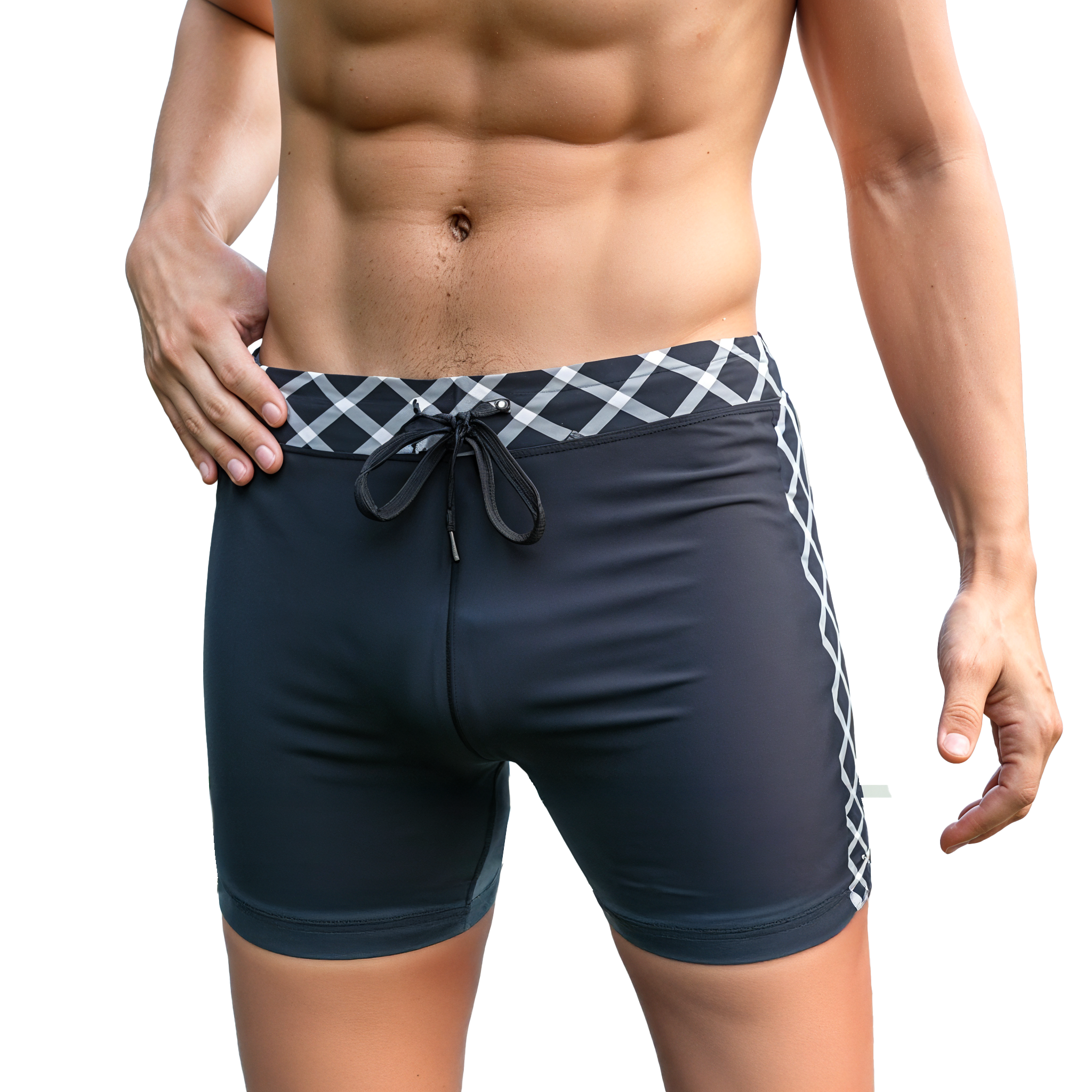 Quần Bơi Nam Narsis Q25004, 2 Lớp, Vải PE, Co Giãn 4 Chiều, Nhanh Khô_thumbnail_5