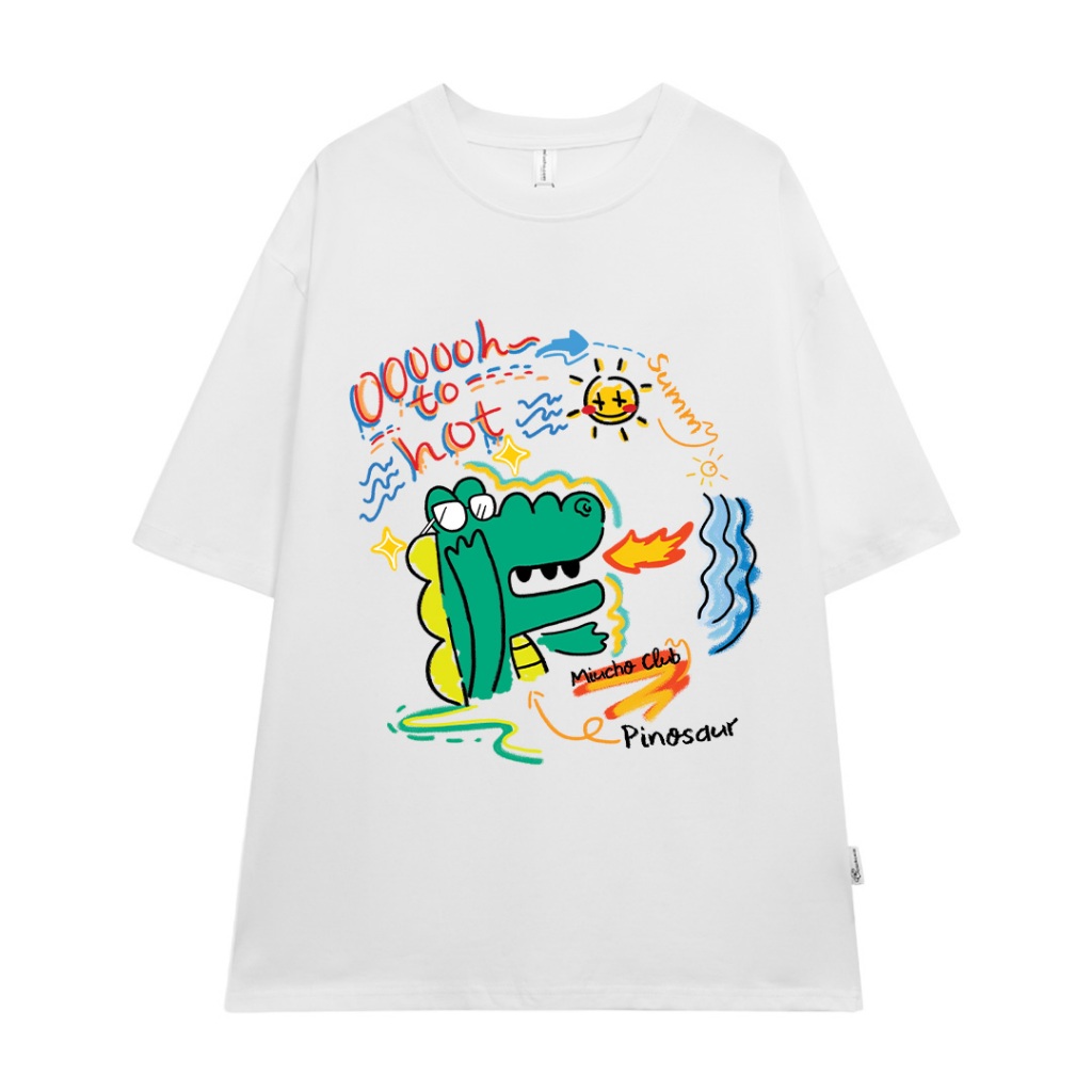 Áo phông nam form rộng nhiều màu ATD1072 Miucho Man tay ngắn cổ tròn in mix_thumbnail_9