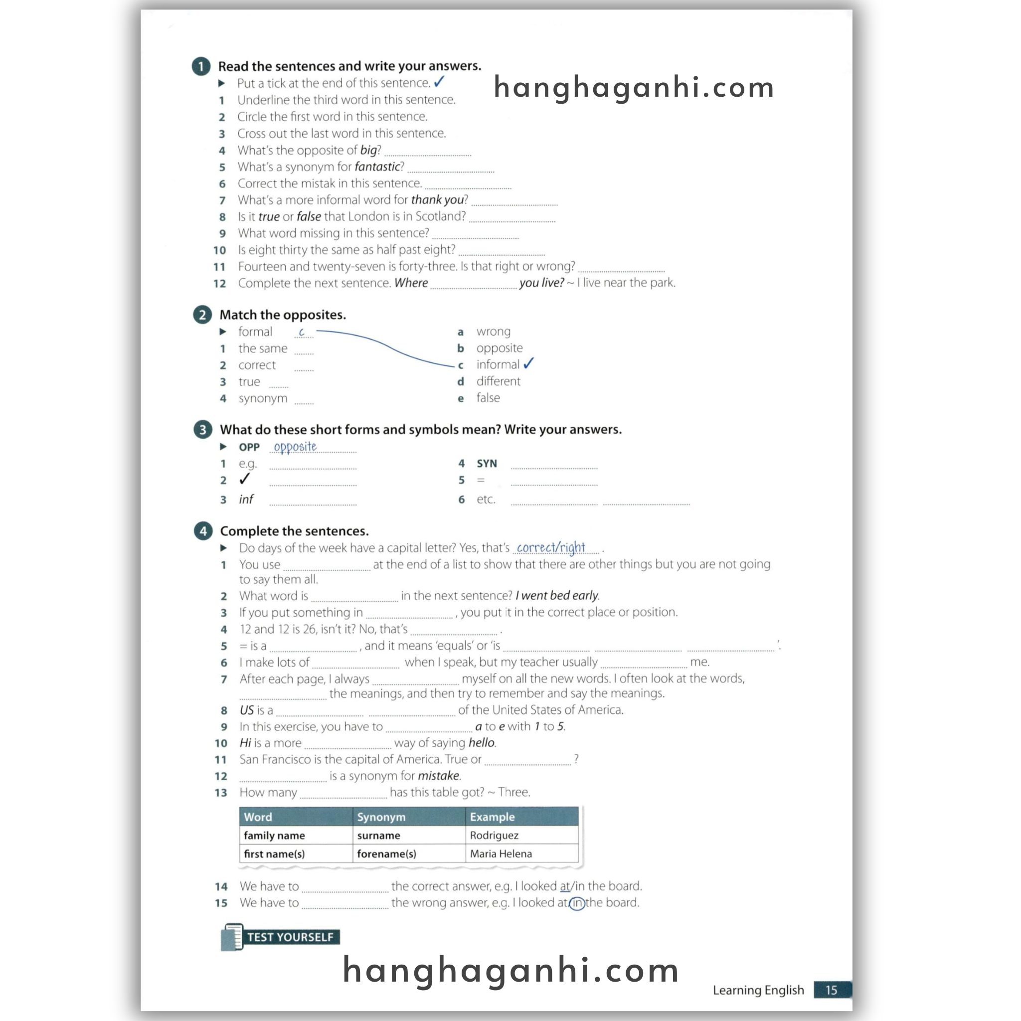 Oxford Word Skills Elementary Vocabulary With Answer Key ( 2Nd Edition)_thumbnail_4