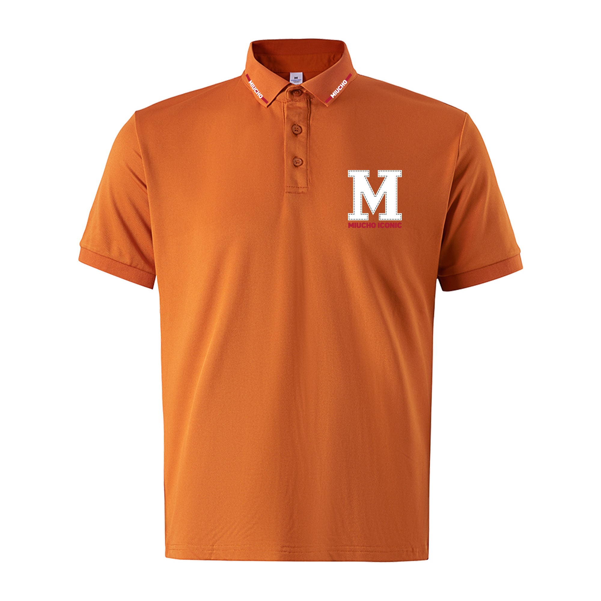 Áo polo cá sấu nam in basic PLCSD2426 Miucho Iconic chất liệu polyester bền nhẹ chống nhăn_thumbnail_13