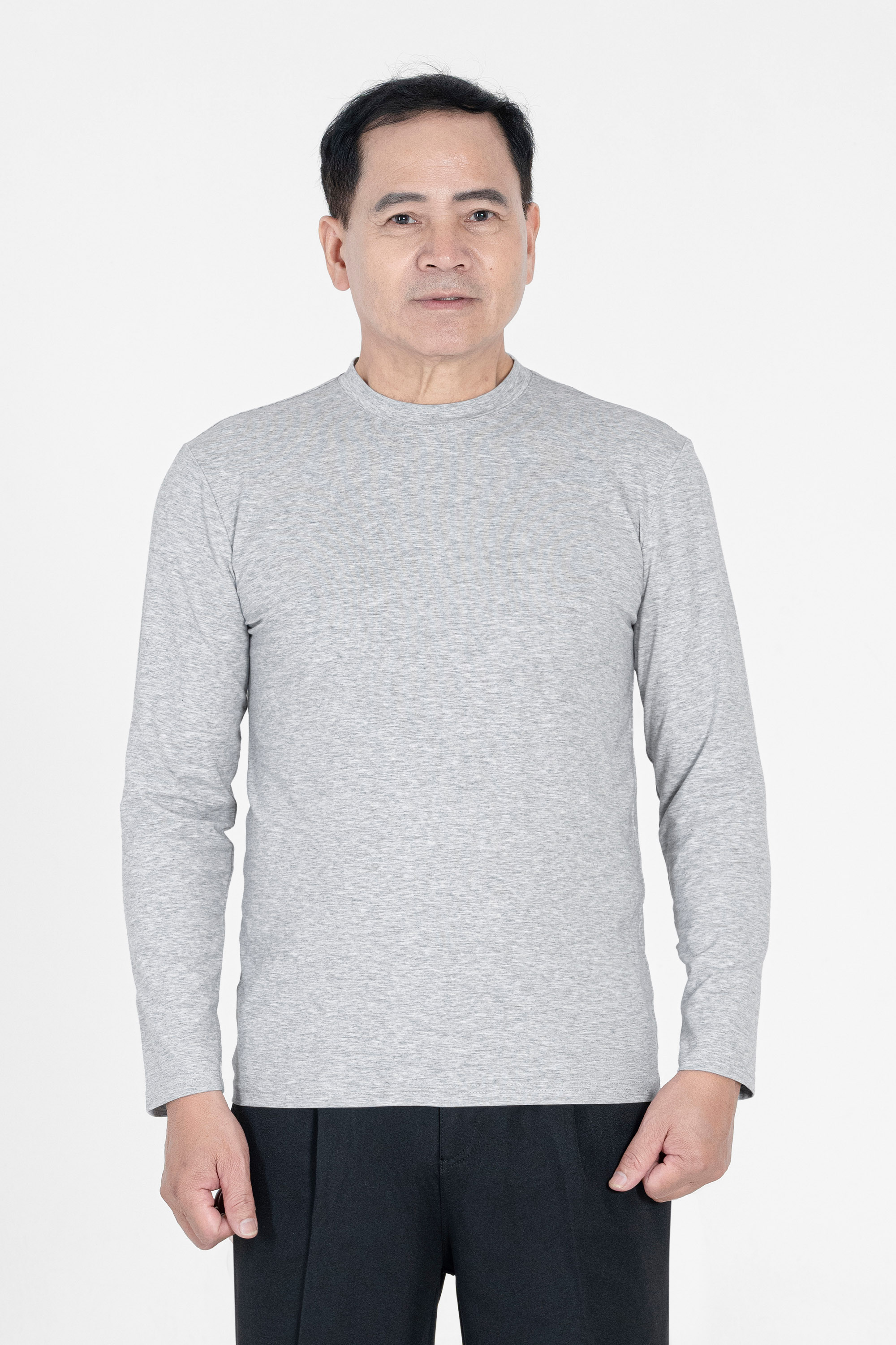 Áo Thun Dài Tay Cổ Tròn Trung Niên ANCHI Chất Liệu Cotton_thumbnail_6