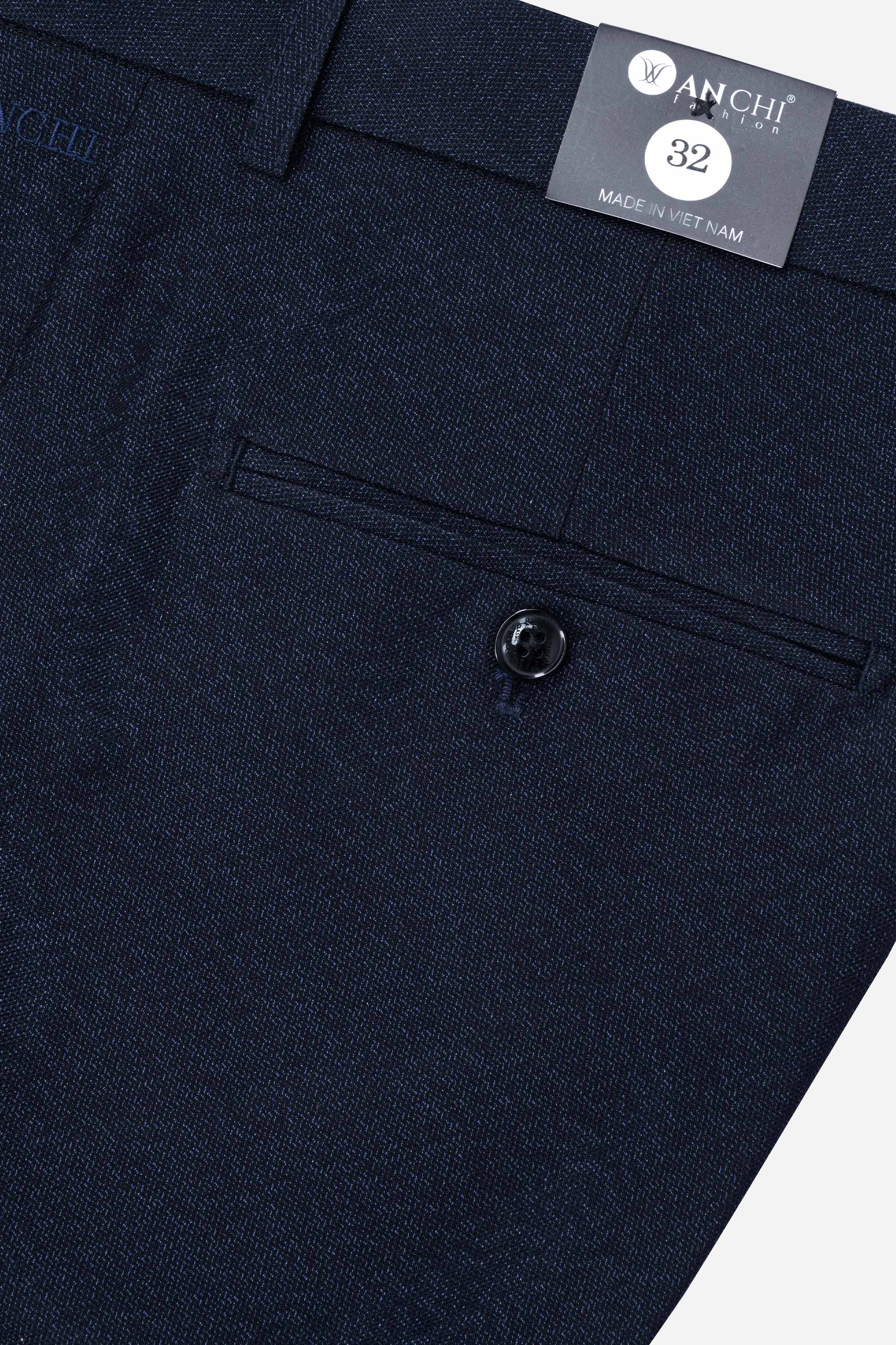 Quần Âu 2 Li Nam Trung Niên ANCHI Vải Đốm Cao Cấp Phom Suông Ống Rộng_thumbnail_15