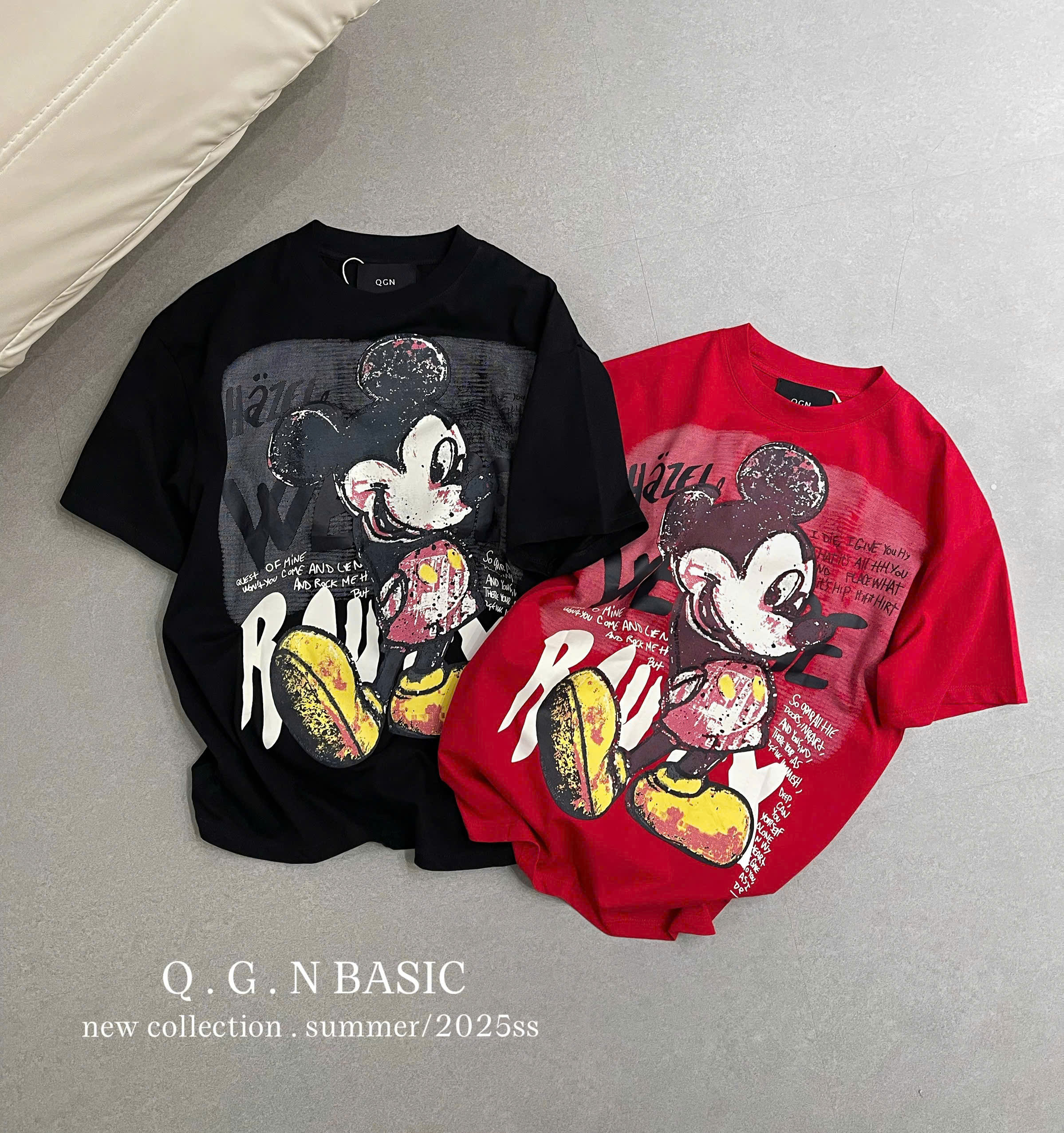 Áo thun in full mickey ( ĐEN )_thumbnail_5