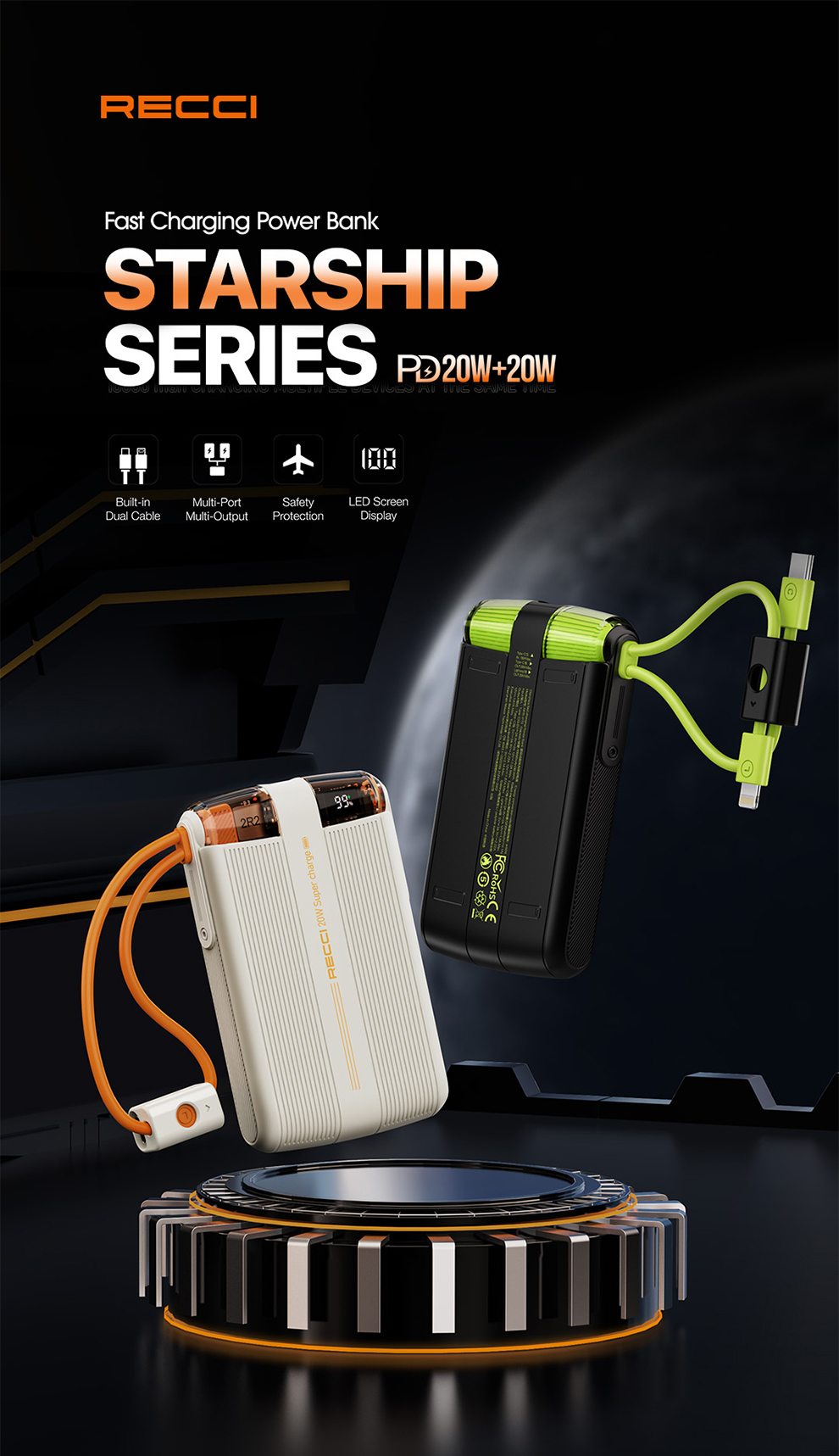 Sạc Dự Phòng Recci  ( 10000mah )_thumbnail_4