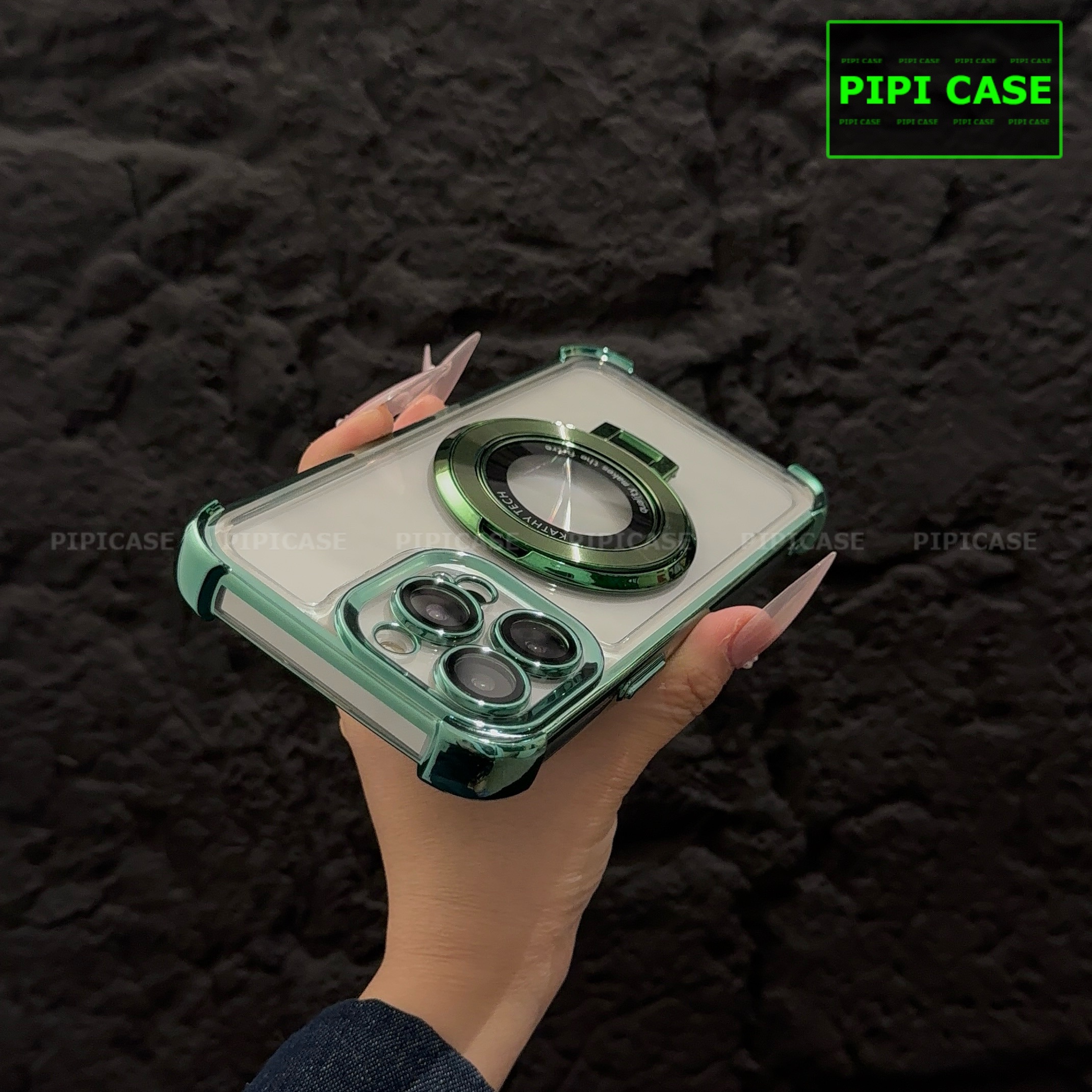 Ốp Lưng iPhone 15 Pro - Ven - Xanh lá_thumbnail_16