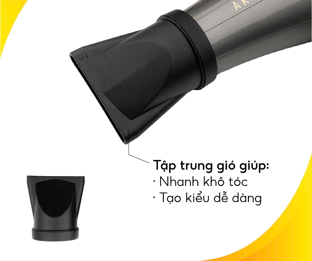 Máy Sấy Tóc AKAFUJI AK 8955 - 2300W, 2 chế gió 3 chế độ nhiệt_thumbnail_5