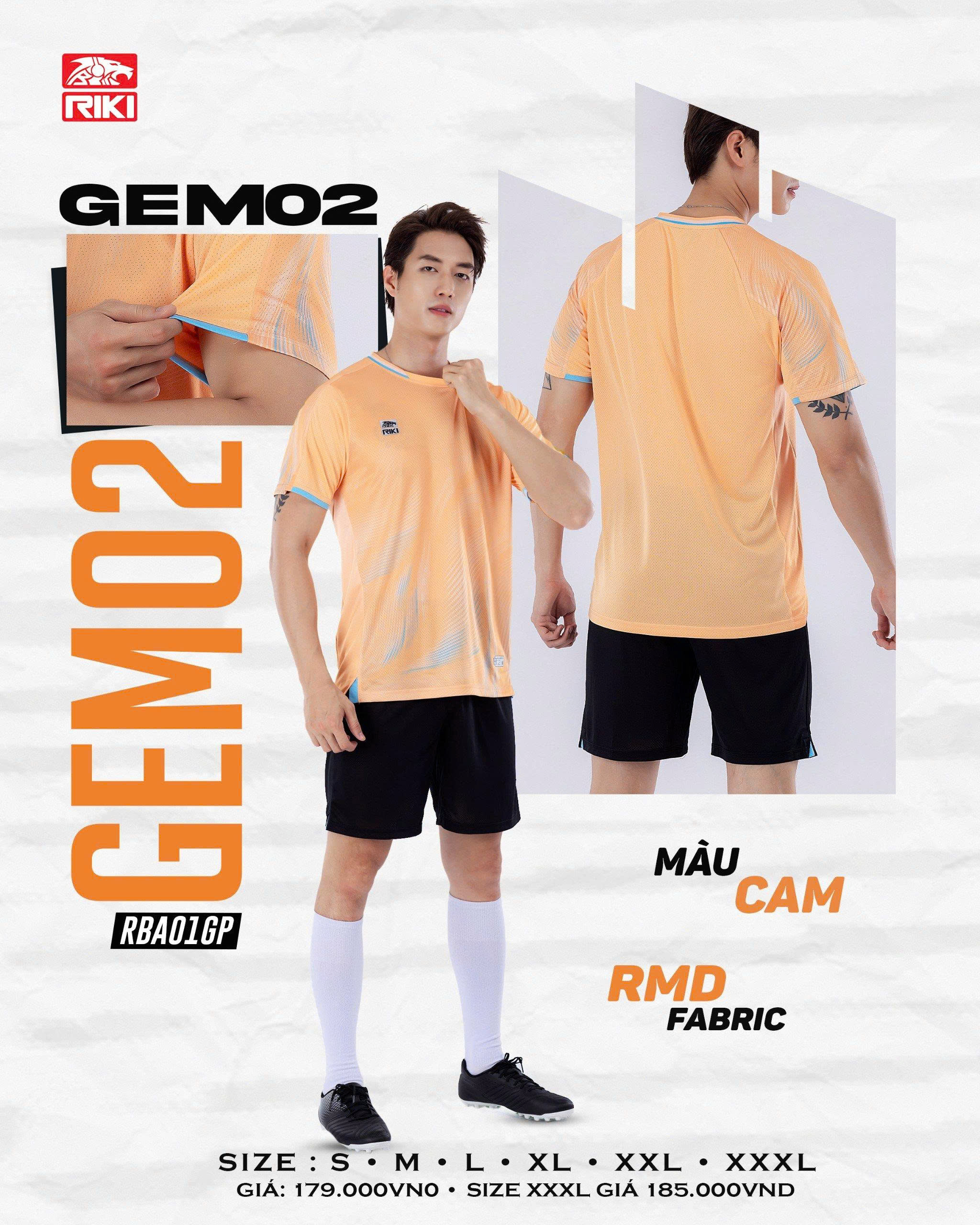 Bộ bóng đá không logo Riki Gem 2 (CHỈ NHẬN ĐẶT TỪ 6 BỘ)