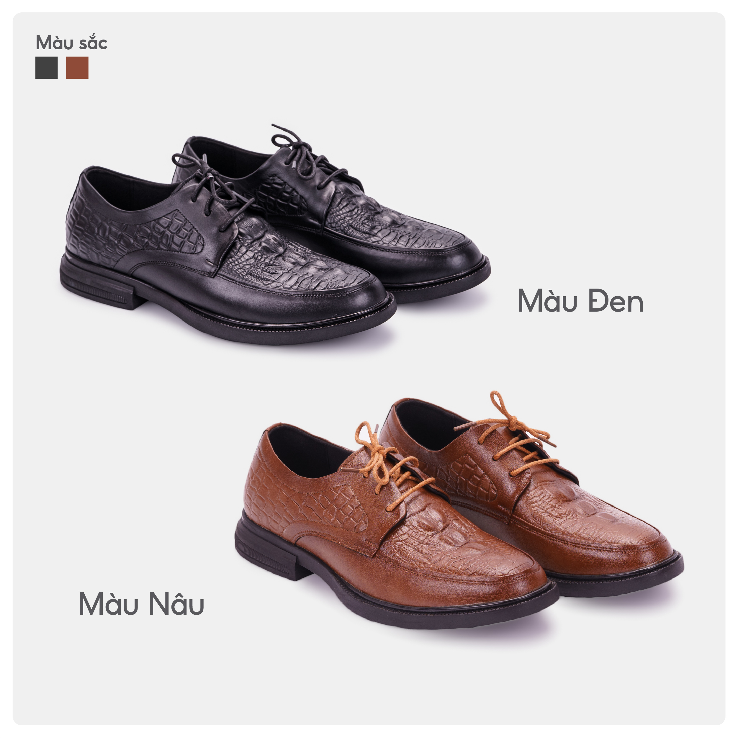 IS84 - Giày Da Công Sở Dập Vân Cá Sấu_thumbnail_5